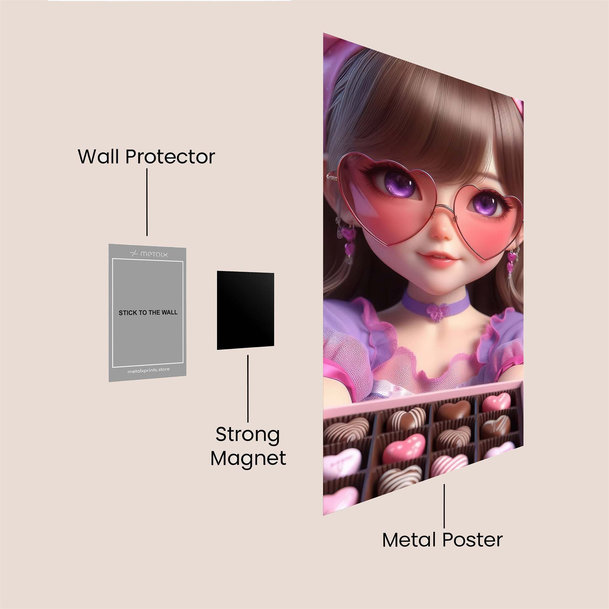 ChocoBliss Safe Wall Magnetic / M