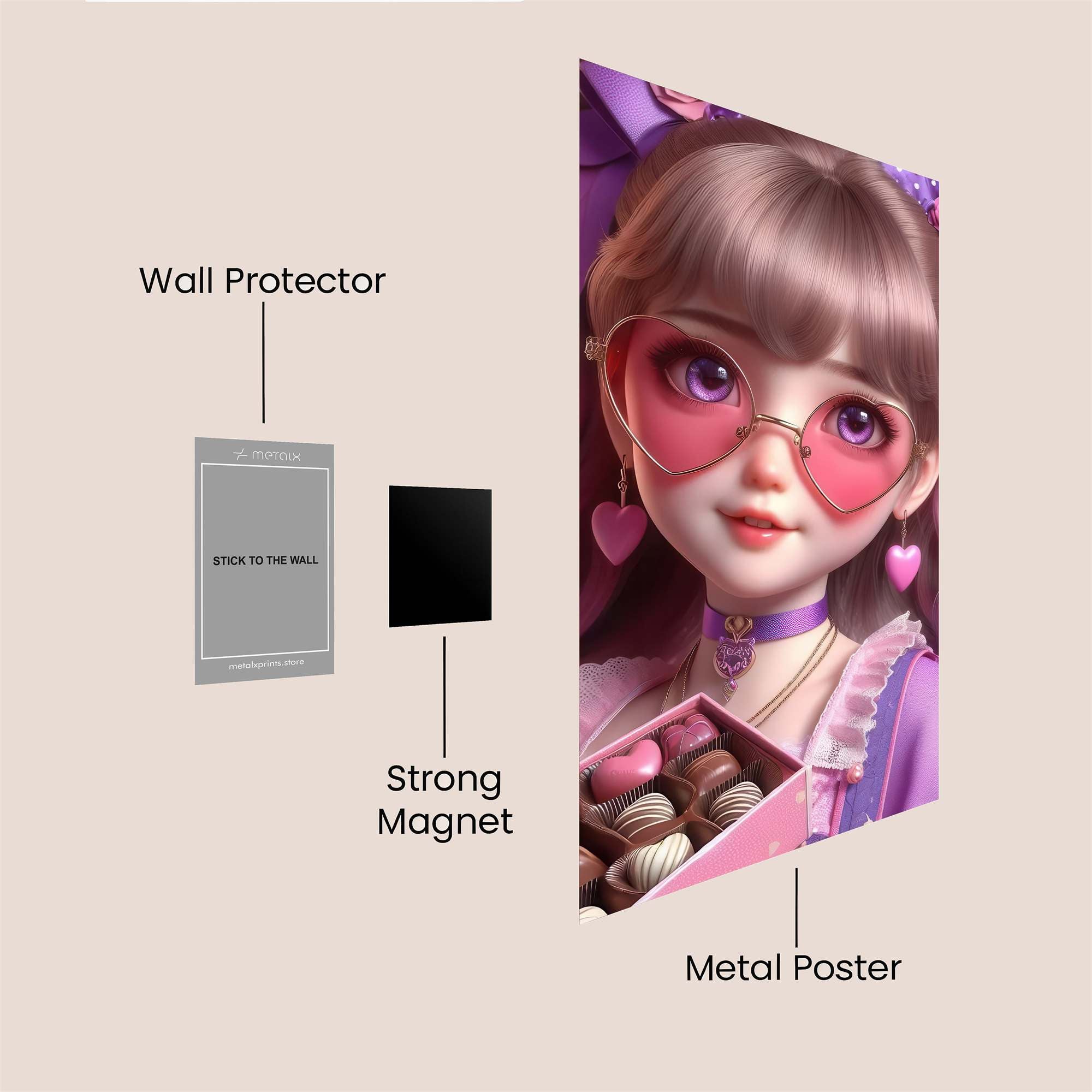 ChocoWhimsy Safe Wall Magnetic / M