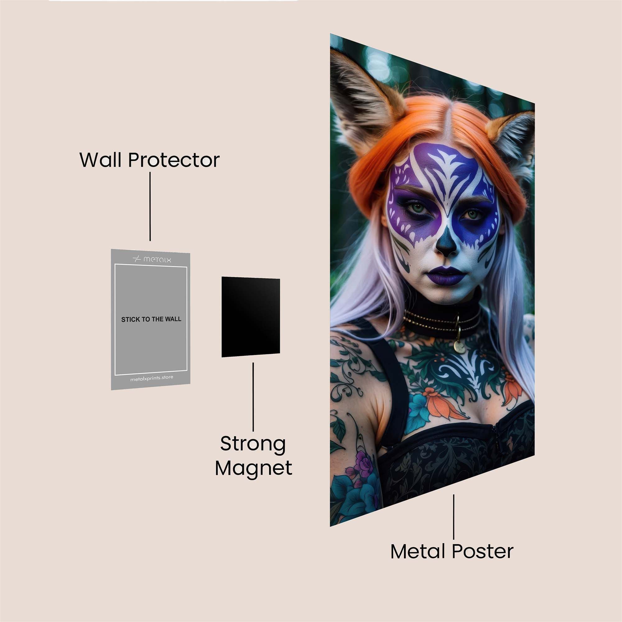 Fox Enigma Safe Wall Magnetic / M