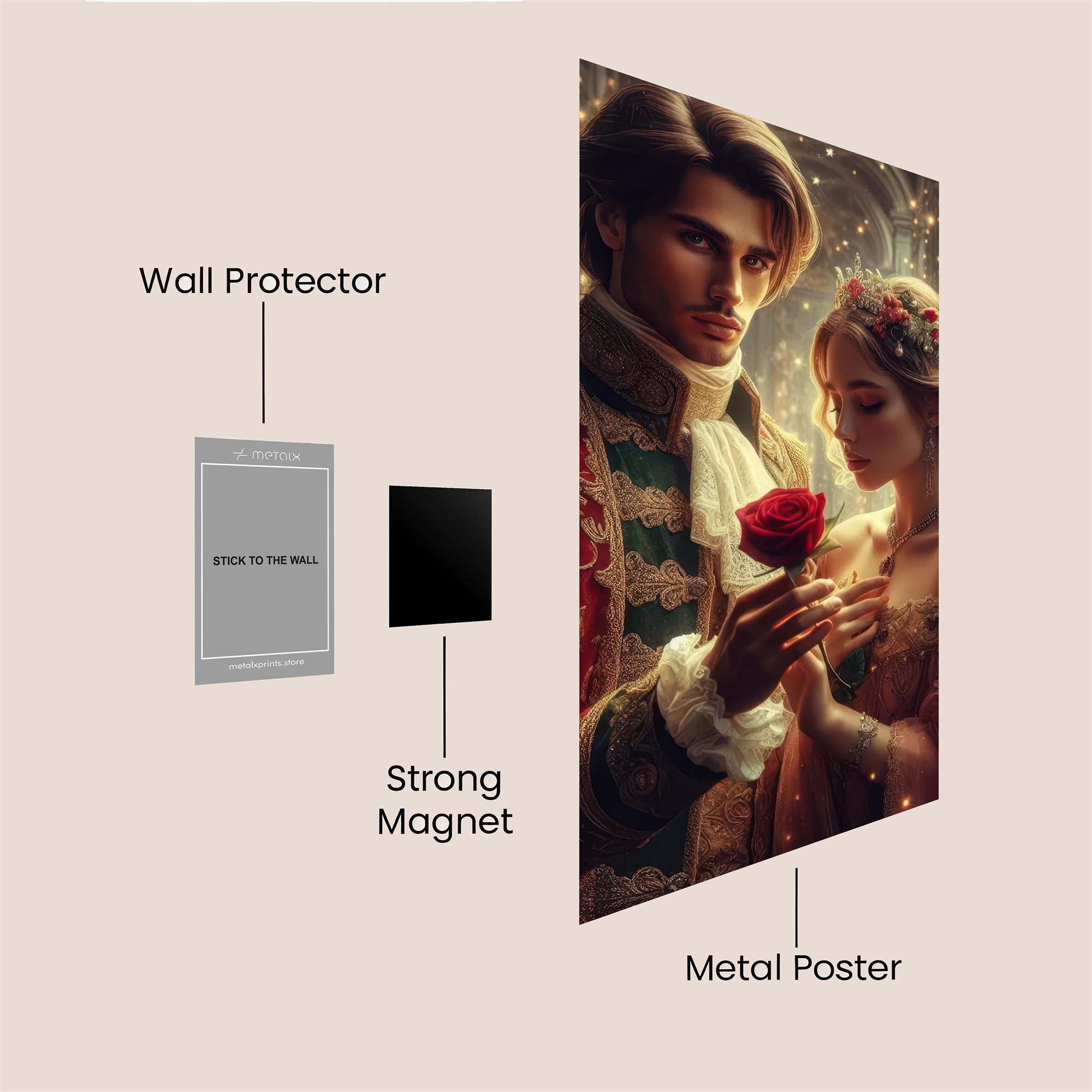 Regal Romance Safe Wall Magnetic / M