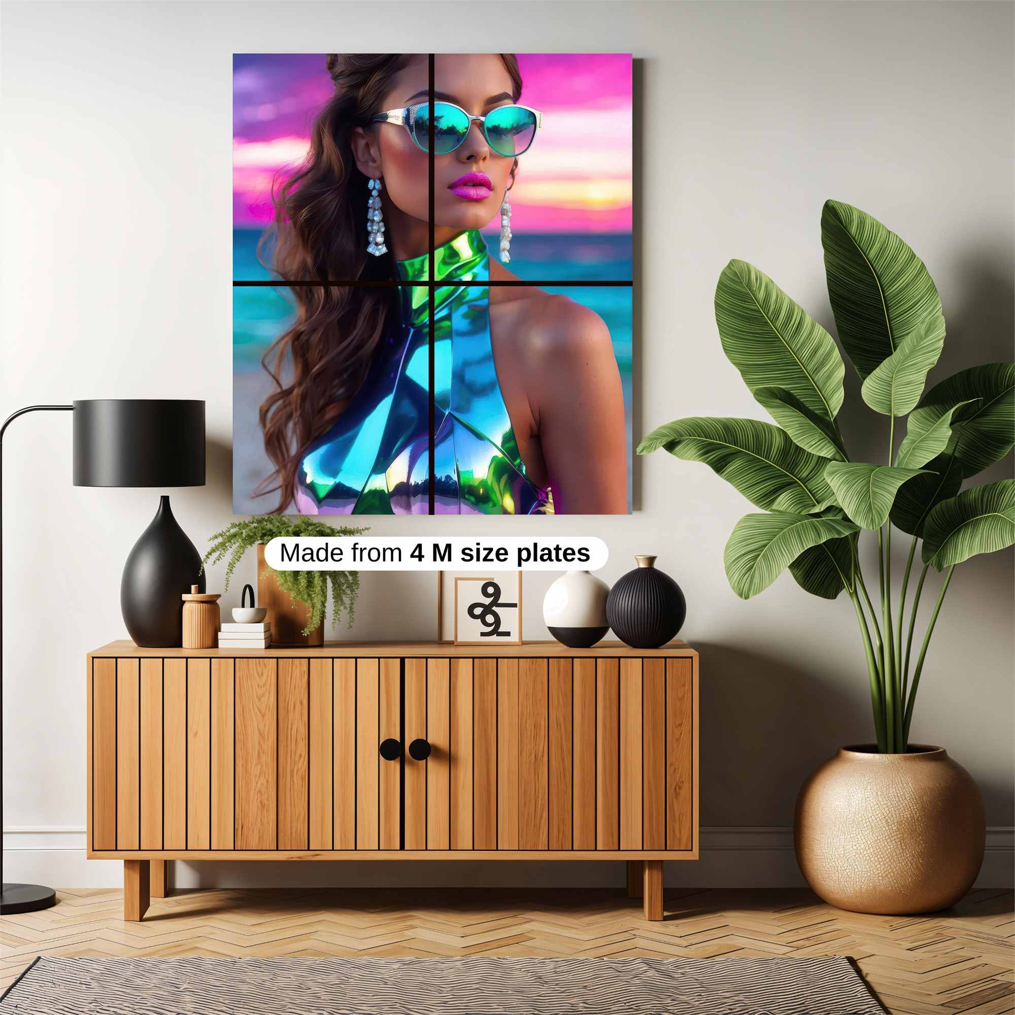 Neon Elegance Safe Wall Magnetic / M
