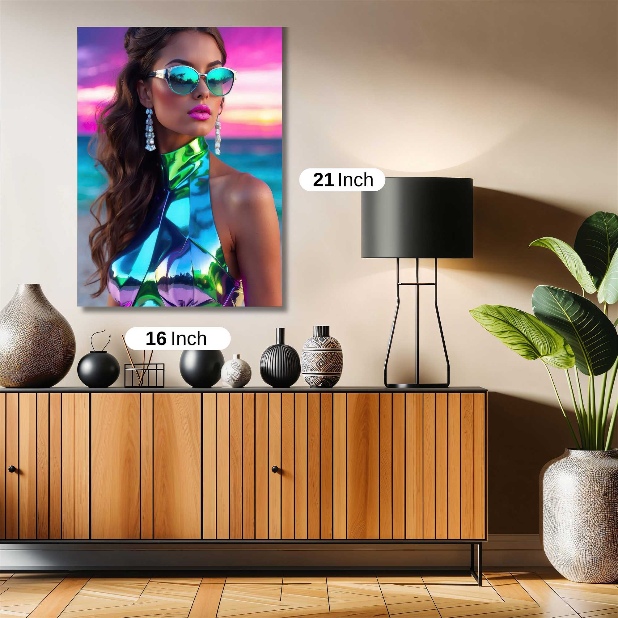 Neon Elegance Safe Wall Magnetic / M