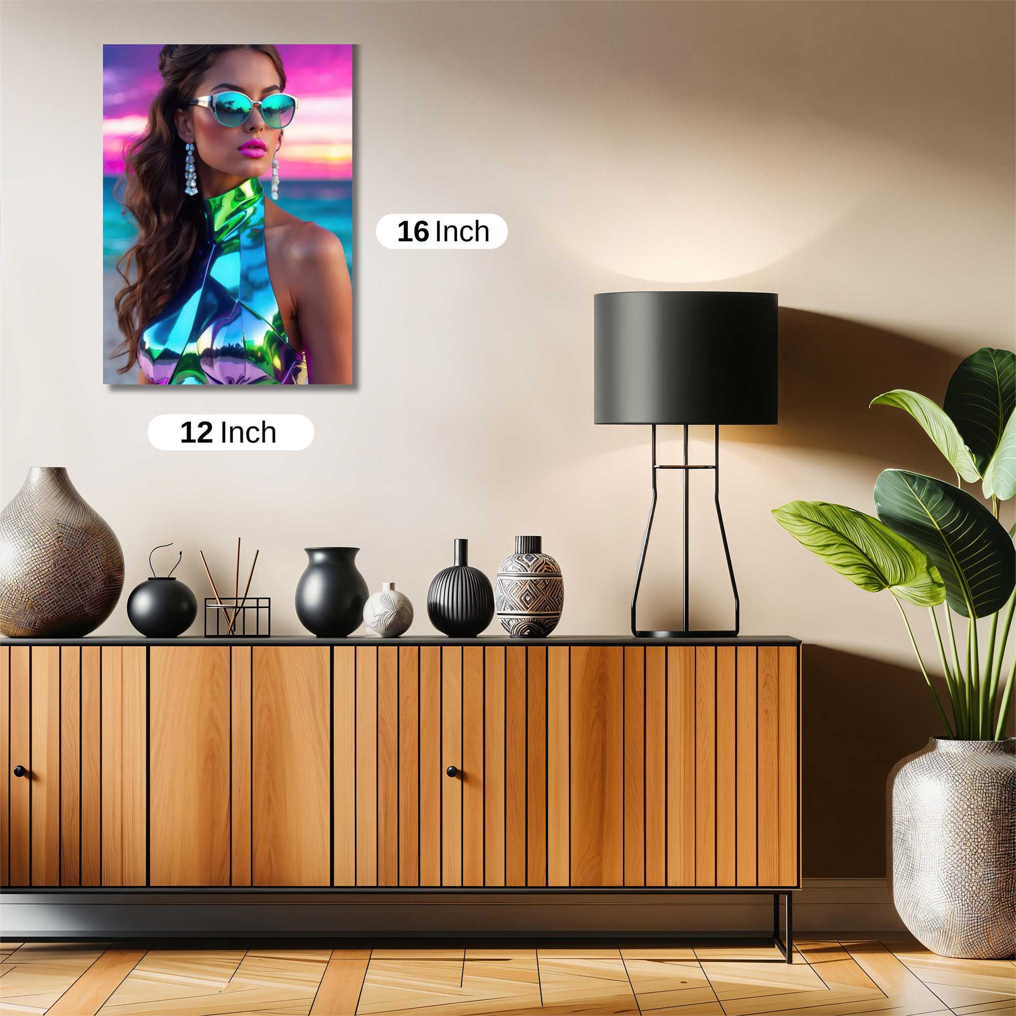 Neon Elegance Safe Wall Magnetic / M