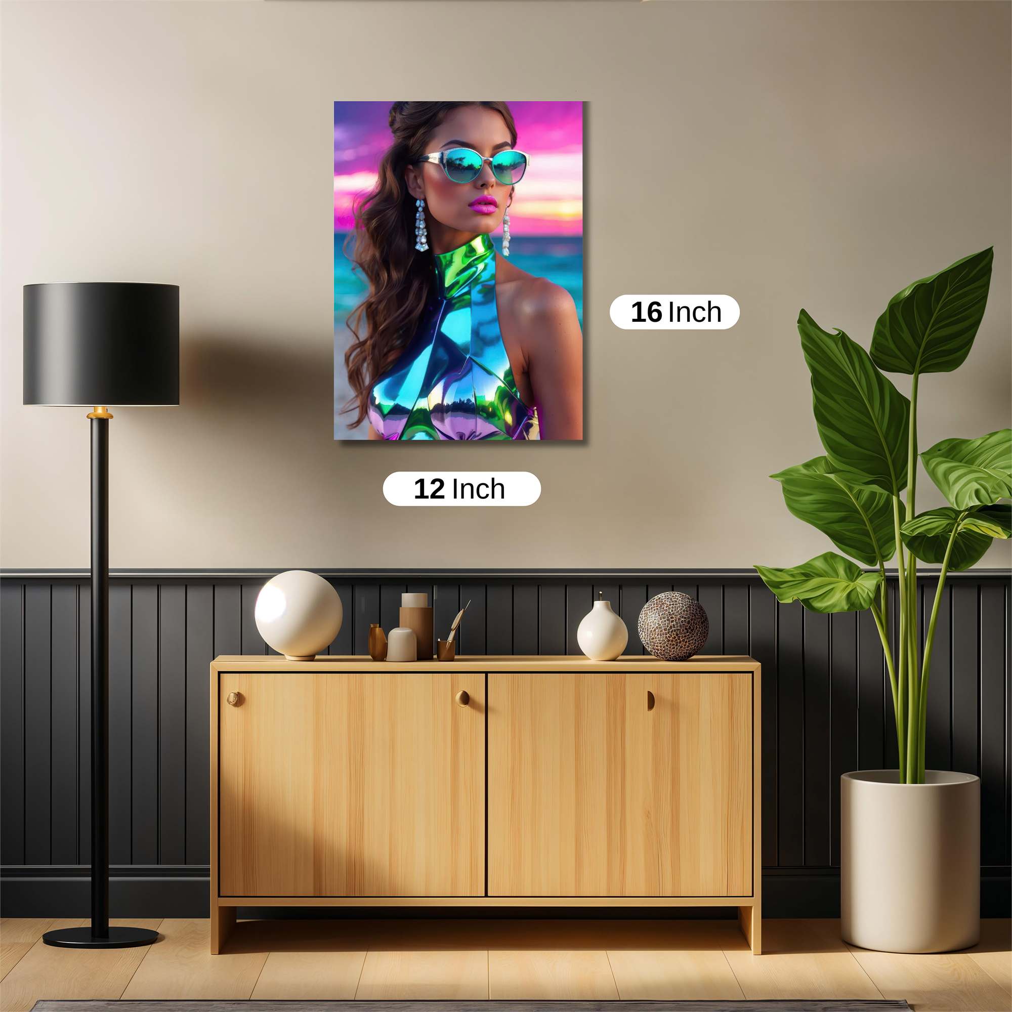 Neon Elegance Safe Wall Magnetic / M