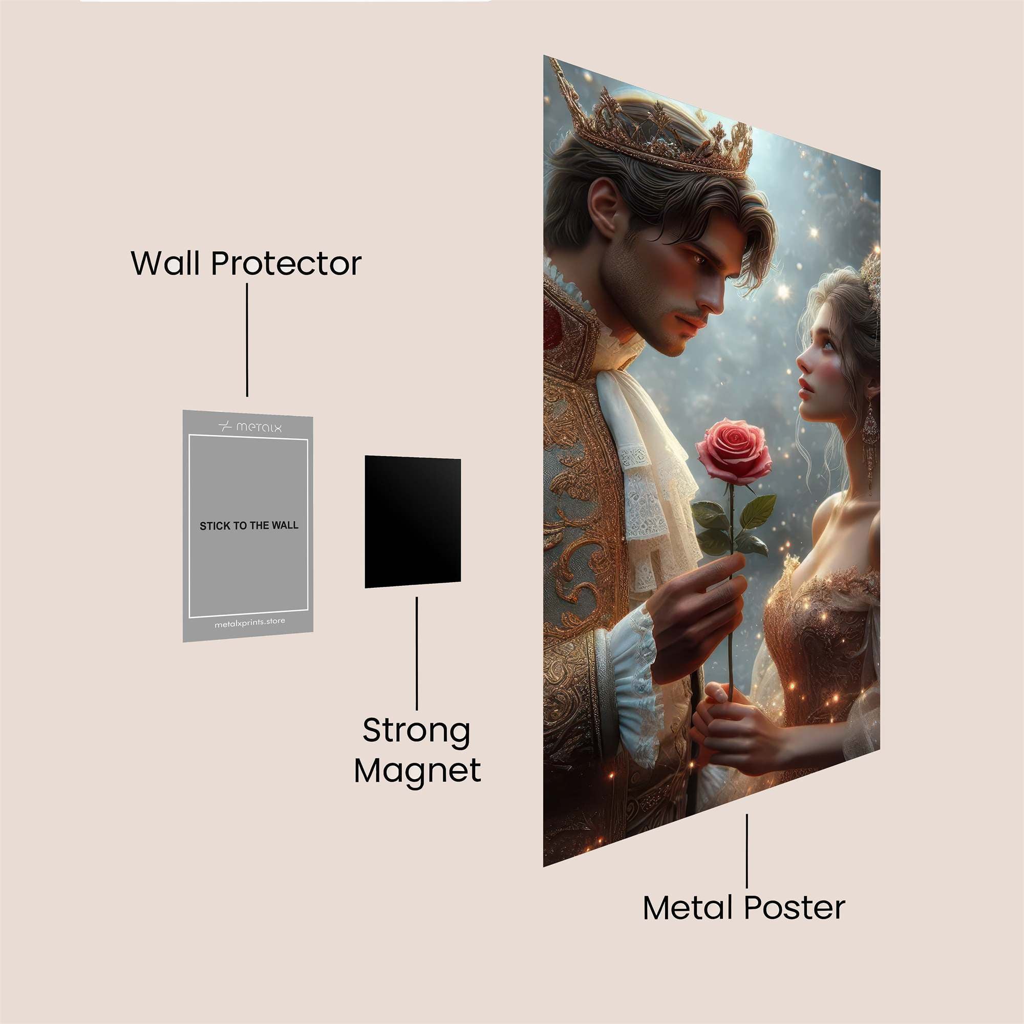 Royal Romance Safe Wall Magnetic / M