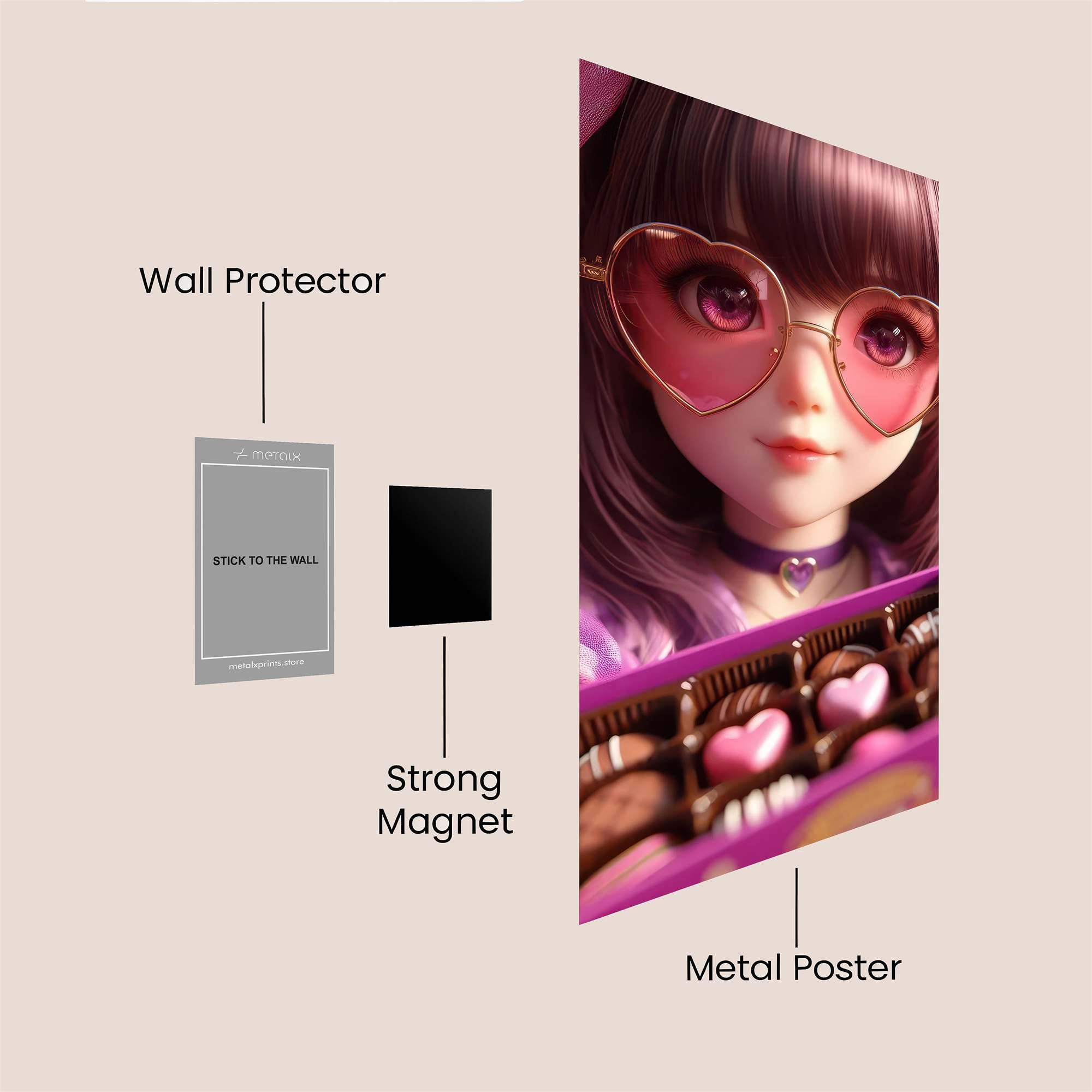 Chocolatier Bliss Safe Wall Magnetic / M