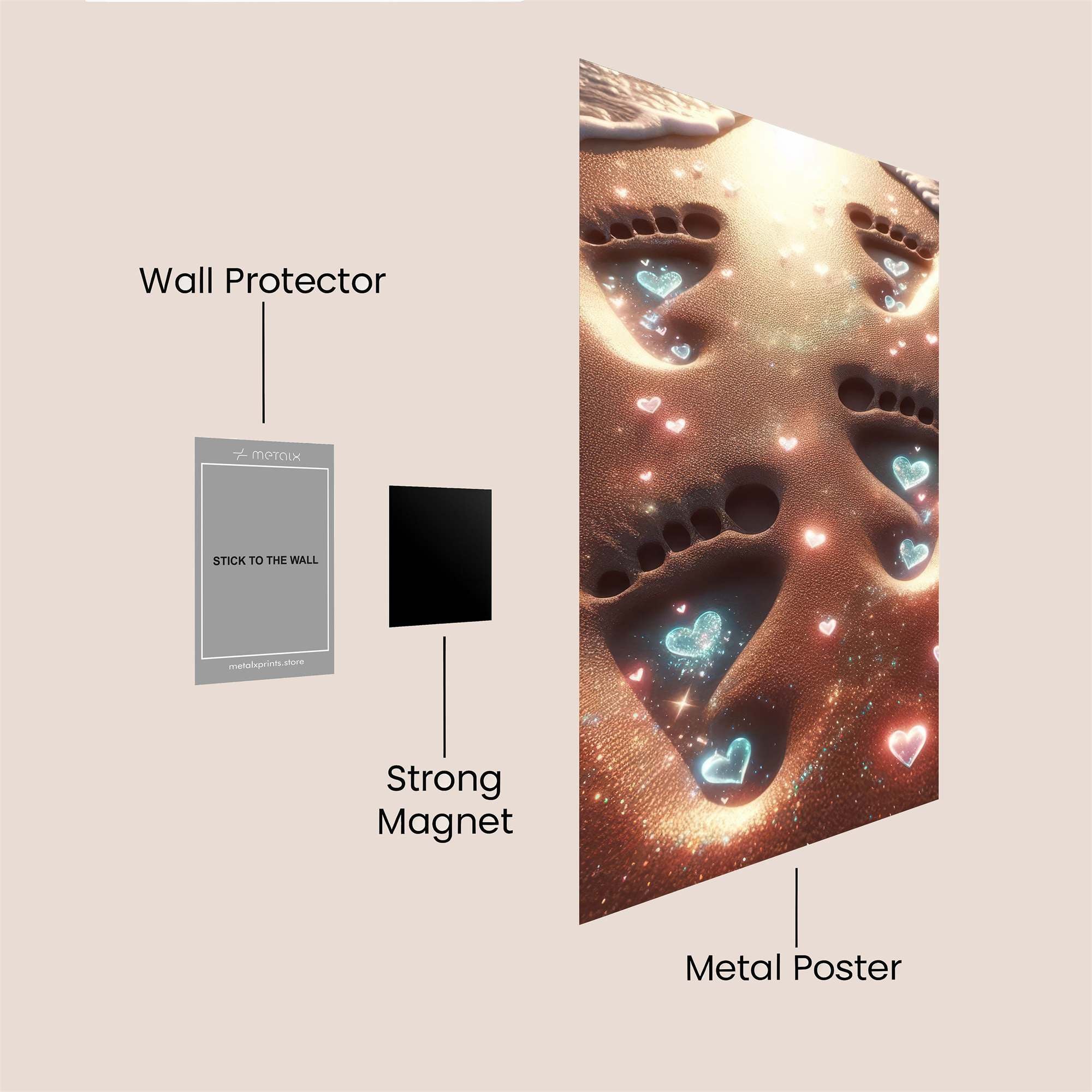 LoveSteps Safe Wall Magnetic / M