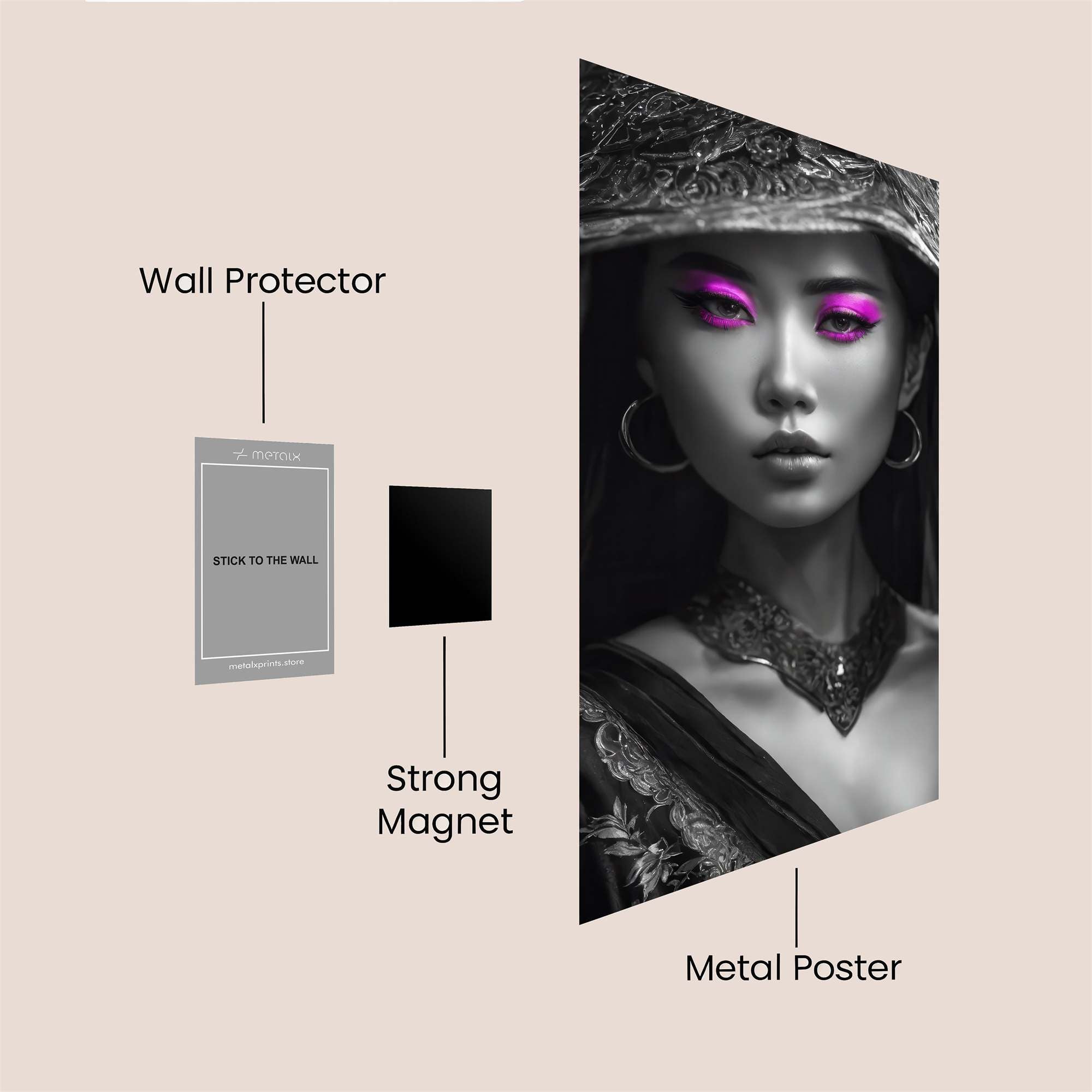 Mystic Elegance Safe Wall Magnetic / M