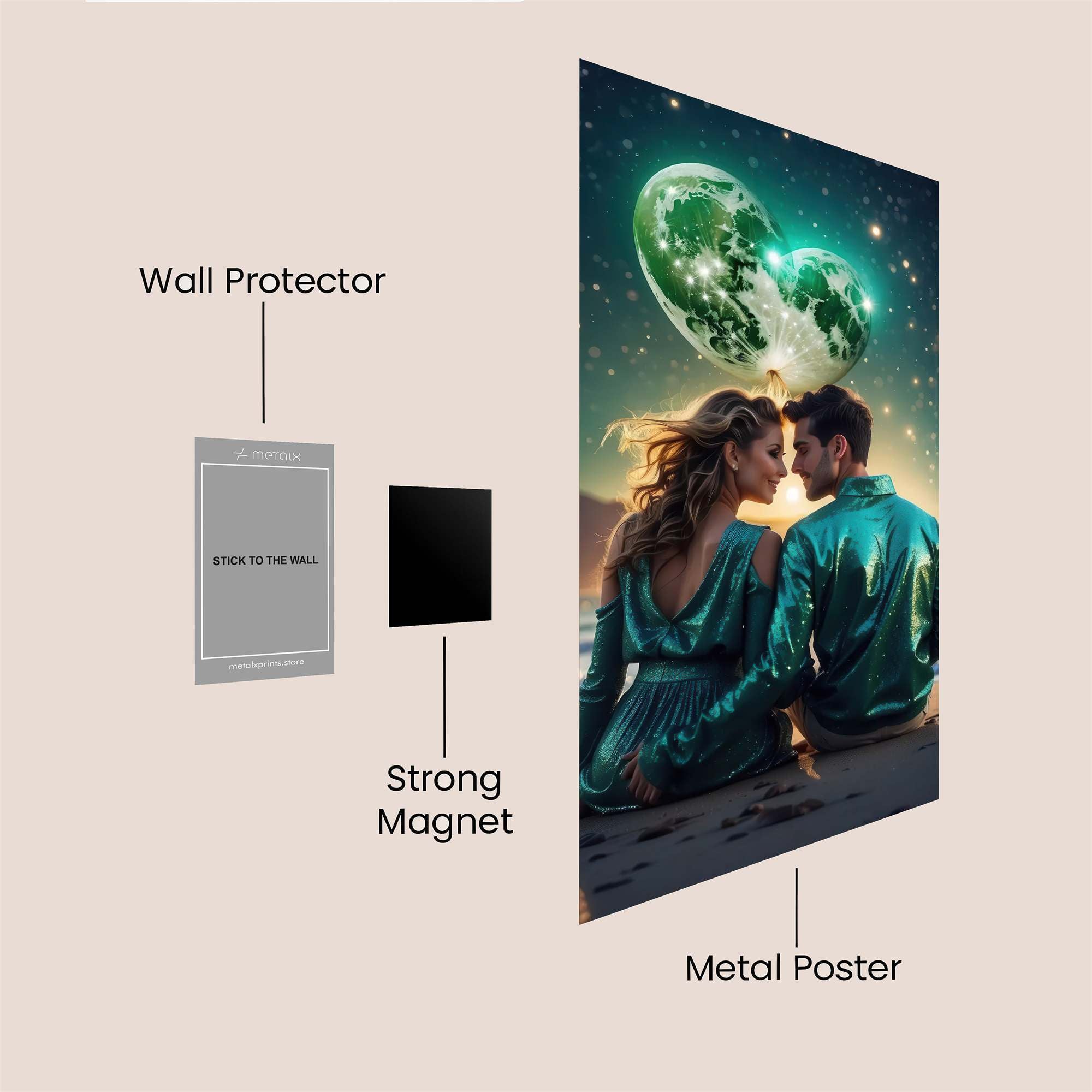 Love Cosmic Safe Wall Magnetic / M