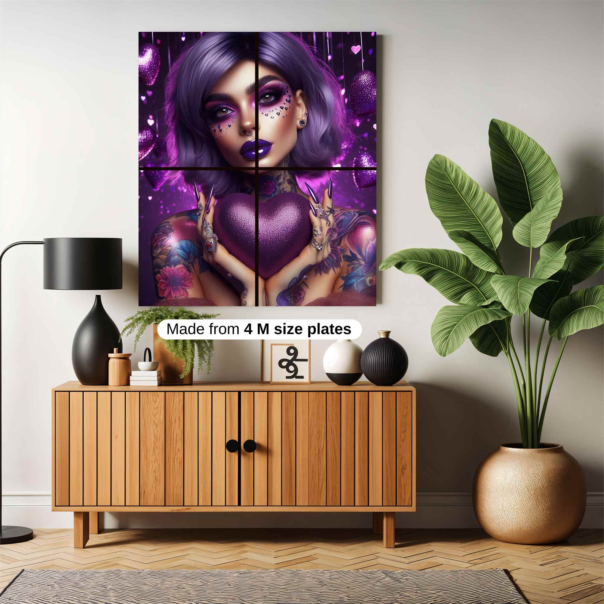 Amethyst Enigma Safe Wall Magnetic / M