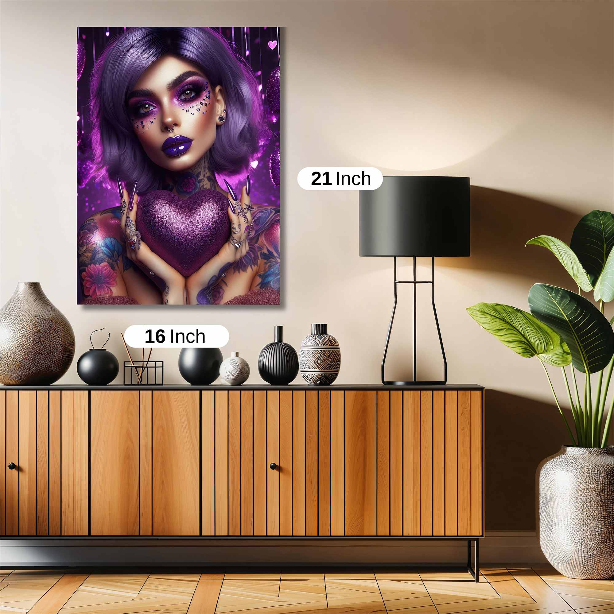 Amethyst Enigma Safe Wall Magnetic / M