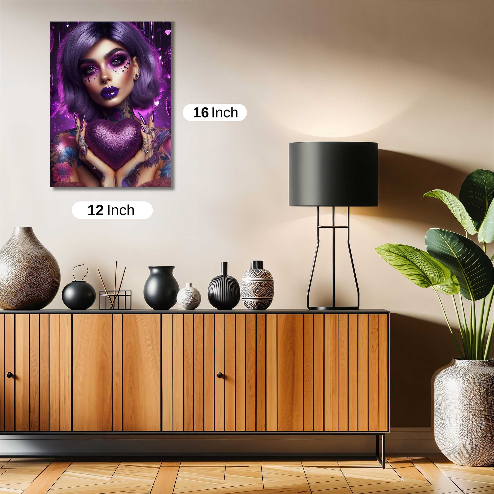 Amethyst Enigma Safe Wall Magnetic / M
