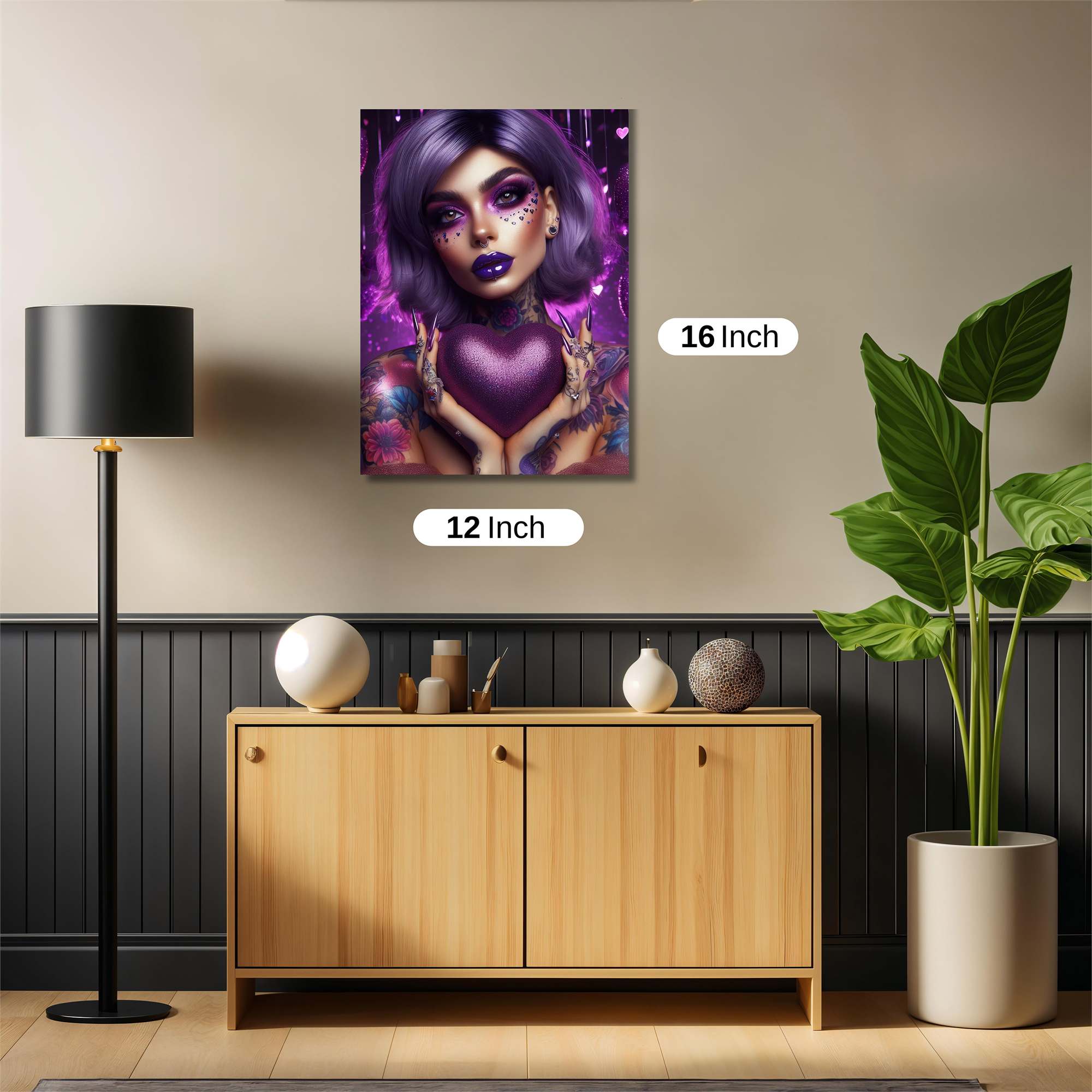 Amethyst Enigma Safe Wall Magnetic / M