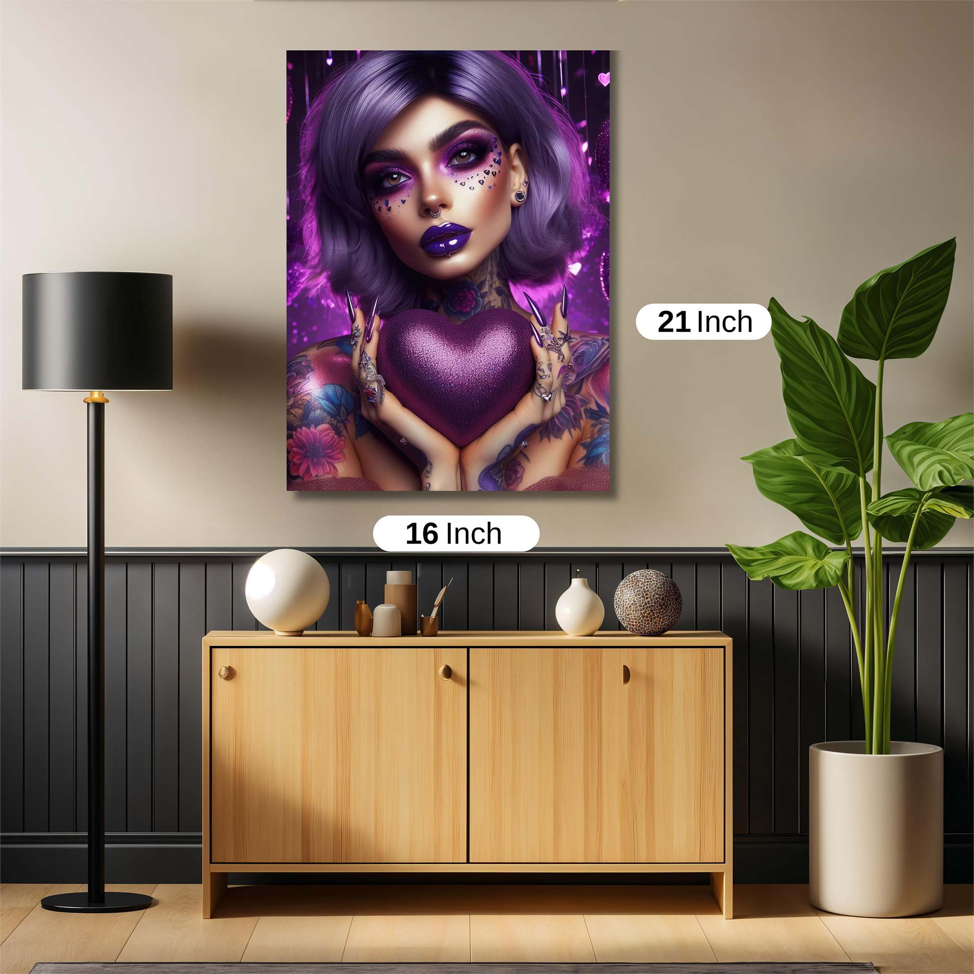 Amethyst Enigma Safe Wall Magnetic / M