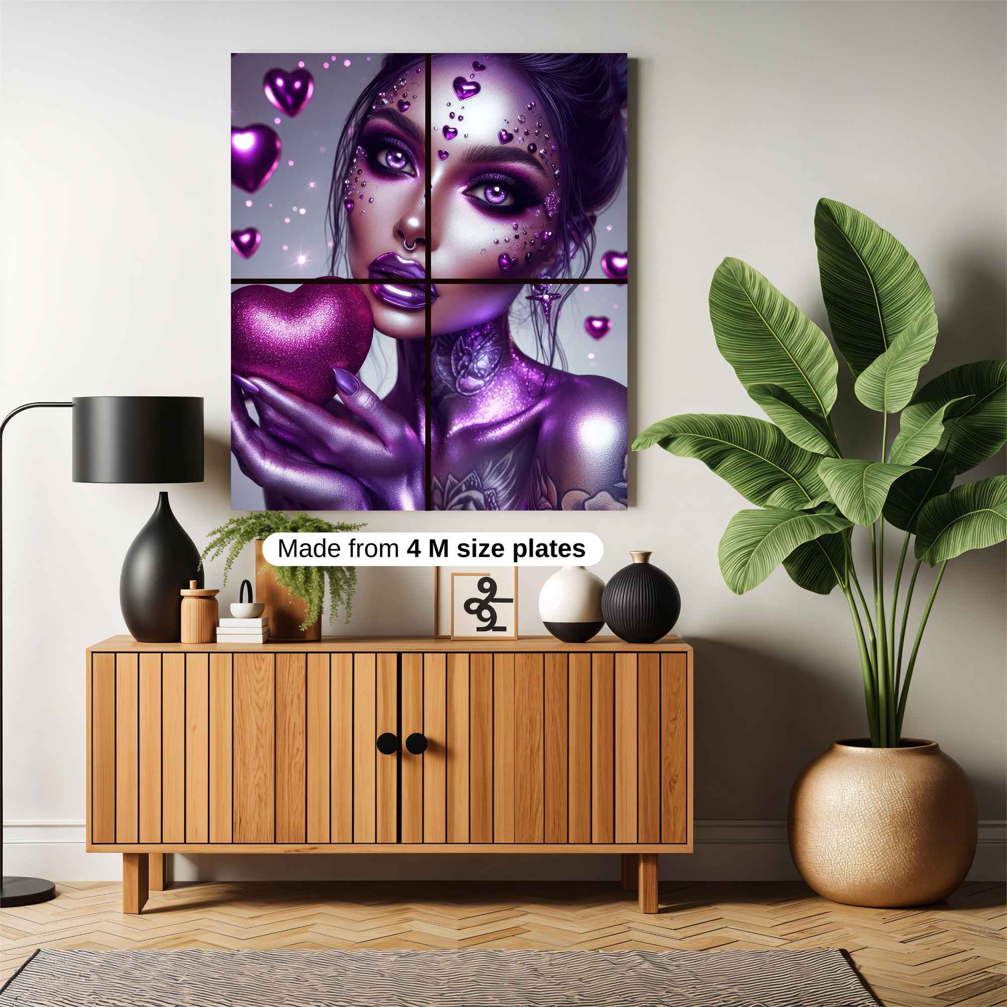 Amethyst Enchantress Safe Wall Magnetic / M