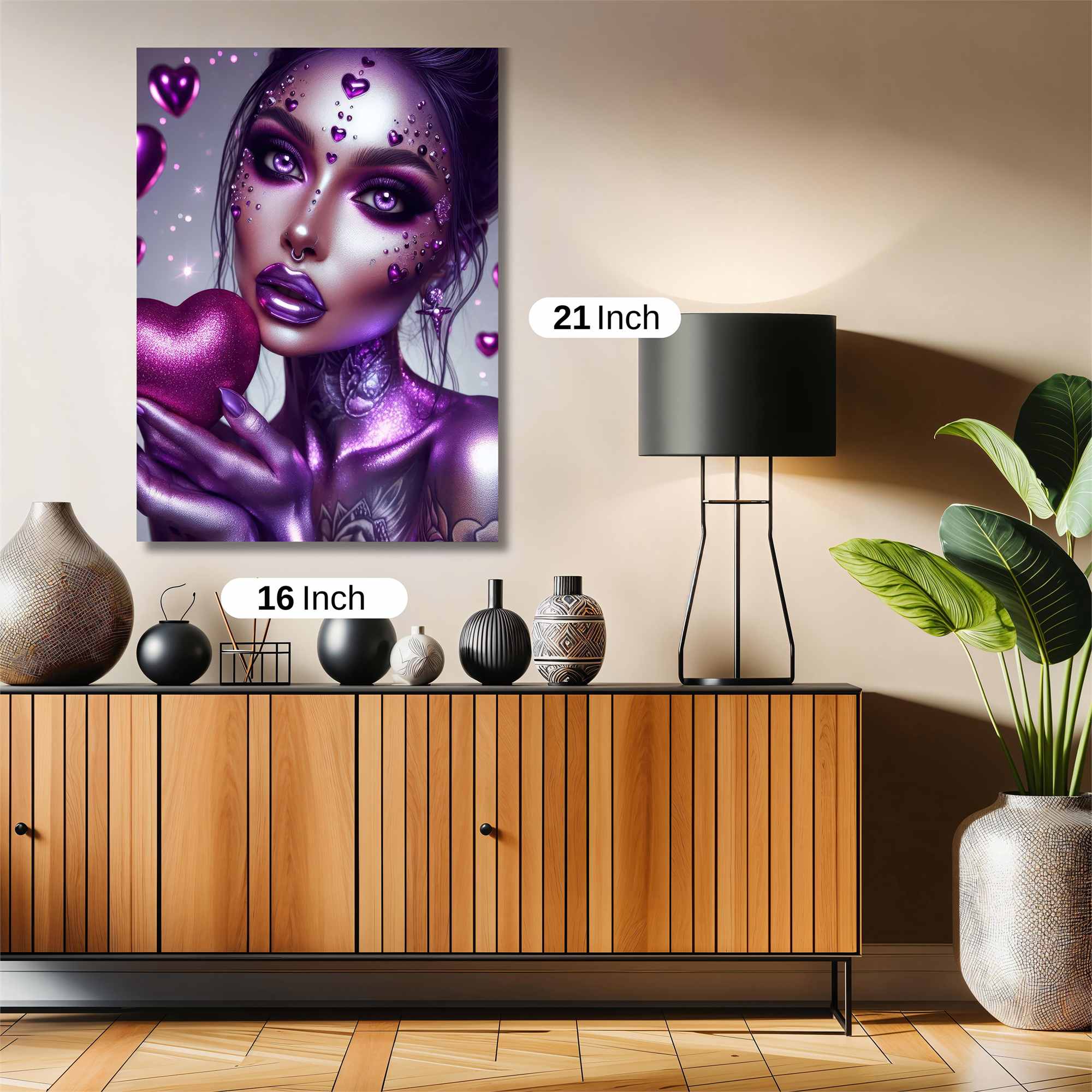 Amethyst Enchantress Safe Wall Magnetic / M