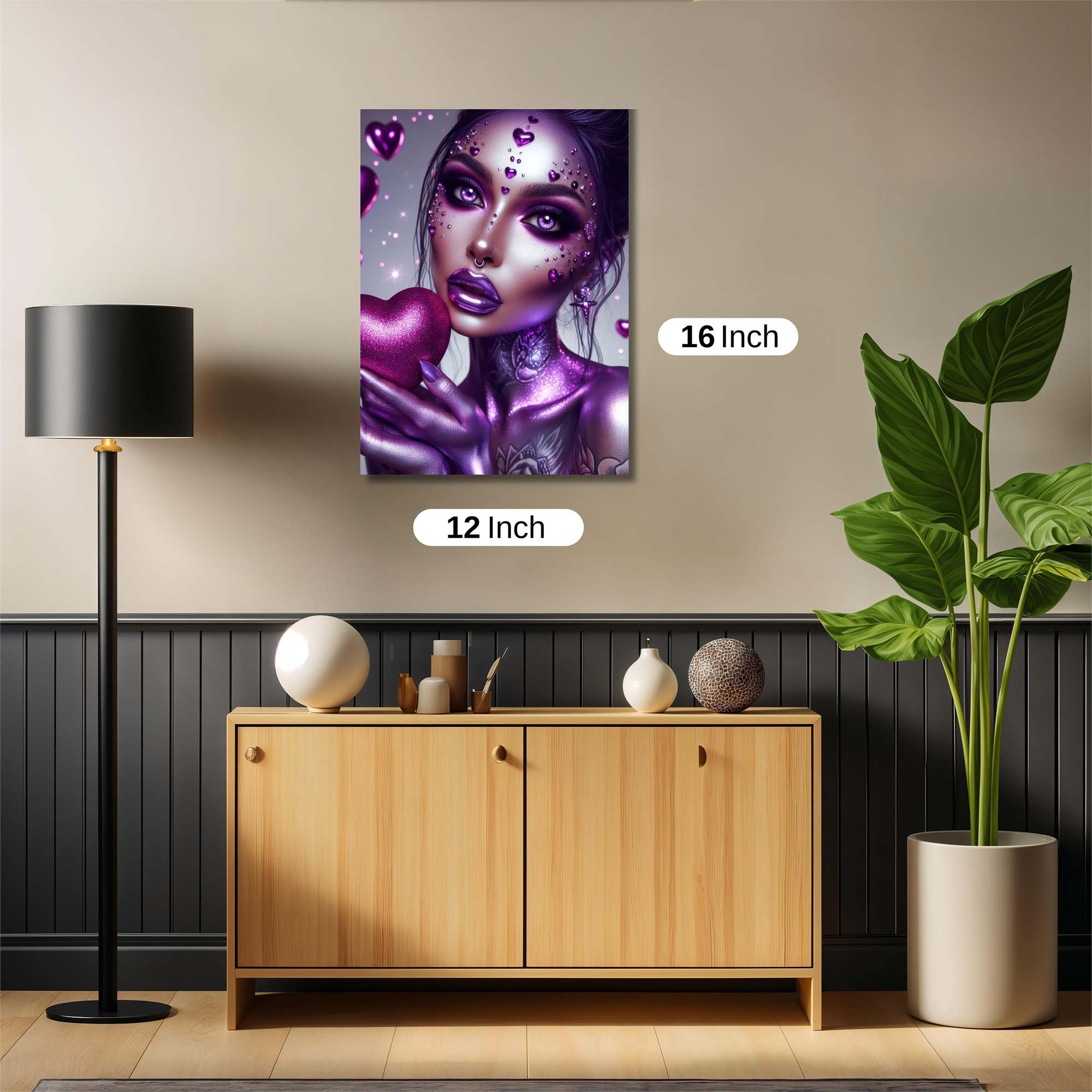 Amethyst Enchantress Safe Wall Magnetic / M