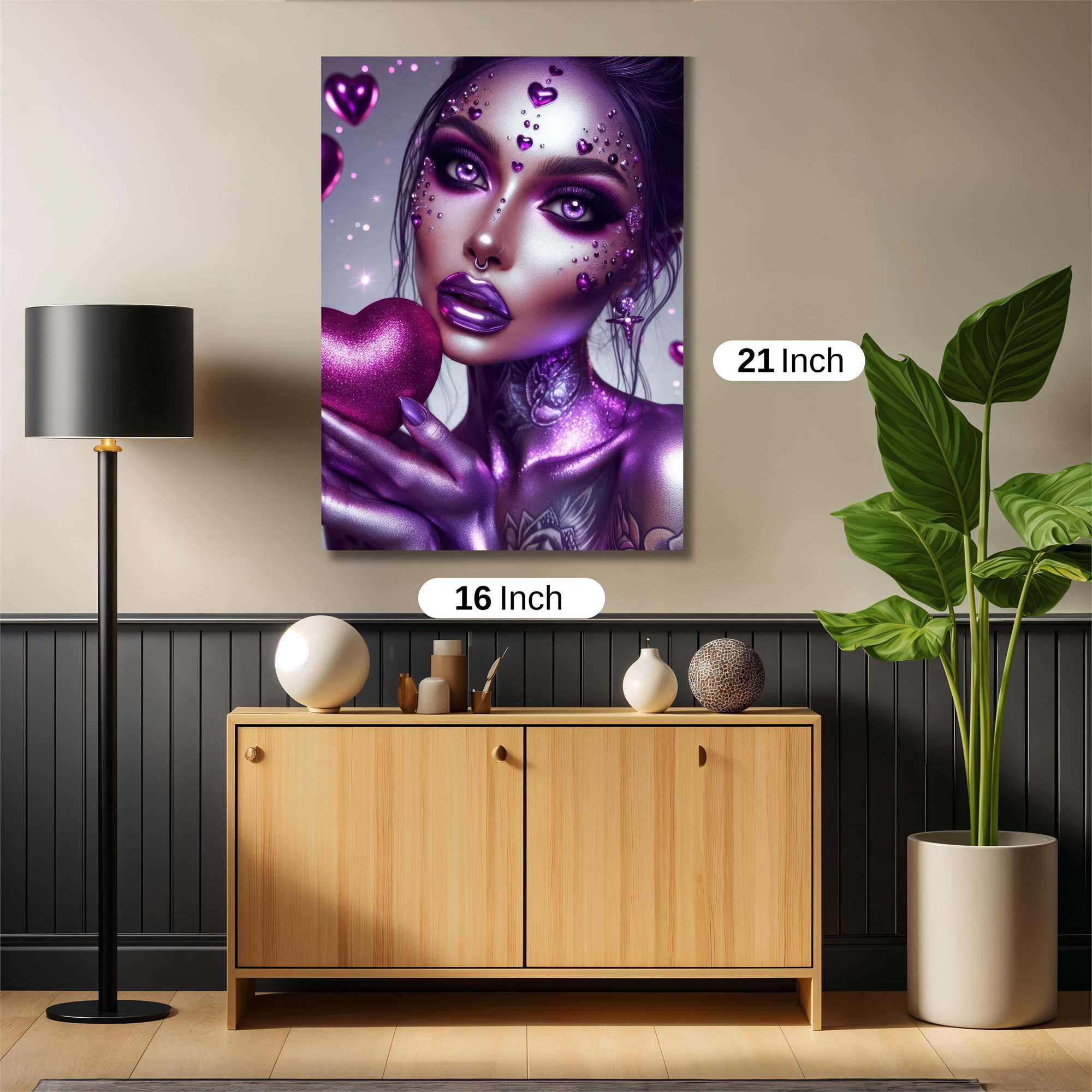 Amethyst Enchantress Safe Wall Magnetic / M