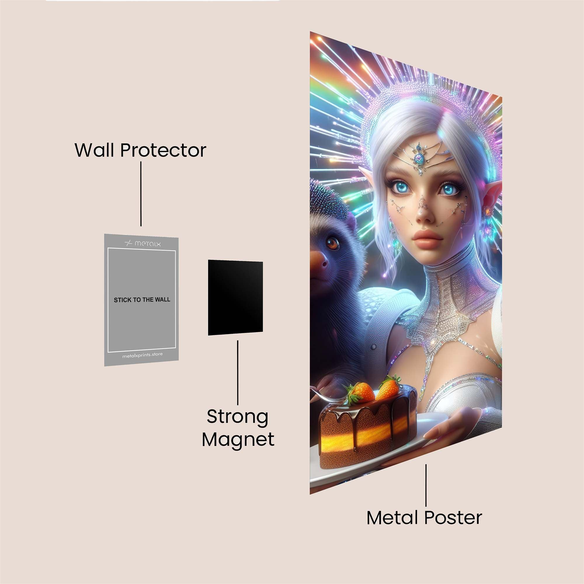 Elven Radiance Safe Wall Magnetic / M