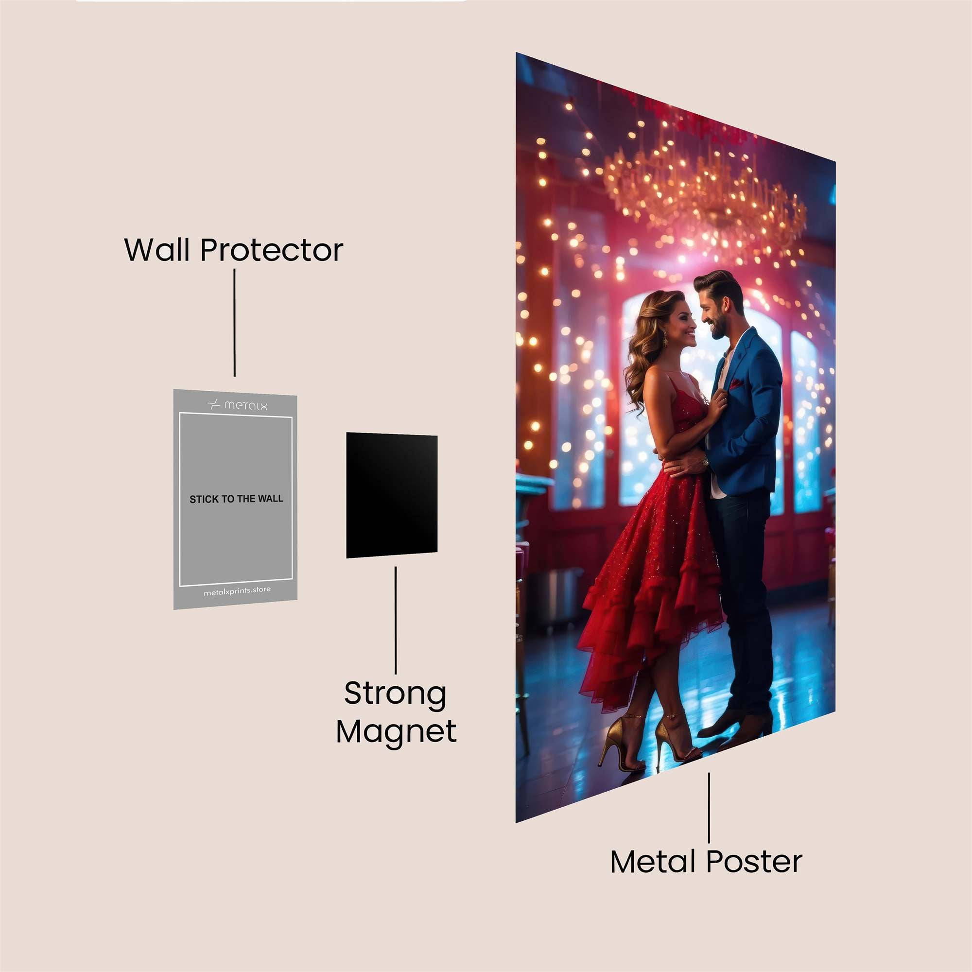 Romantic Glow Safe Wall Magnetic / M