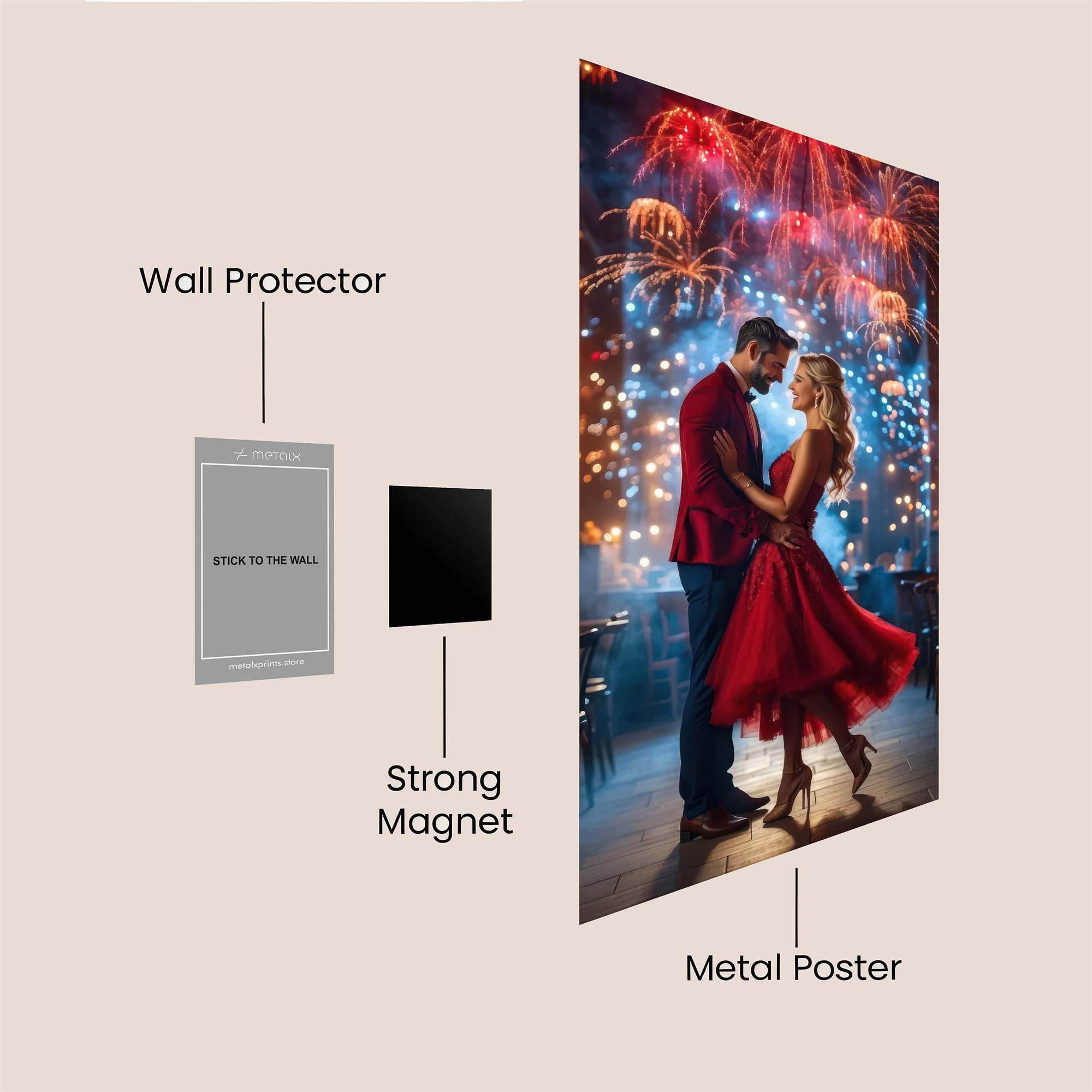 LoveSpark Safe Wall Magnetic / M