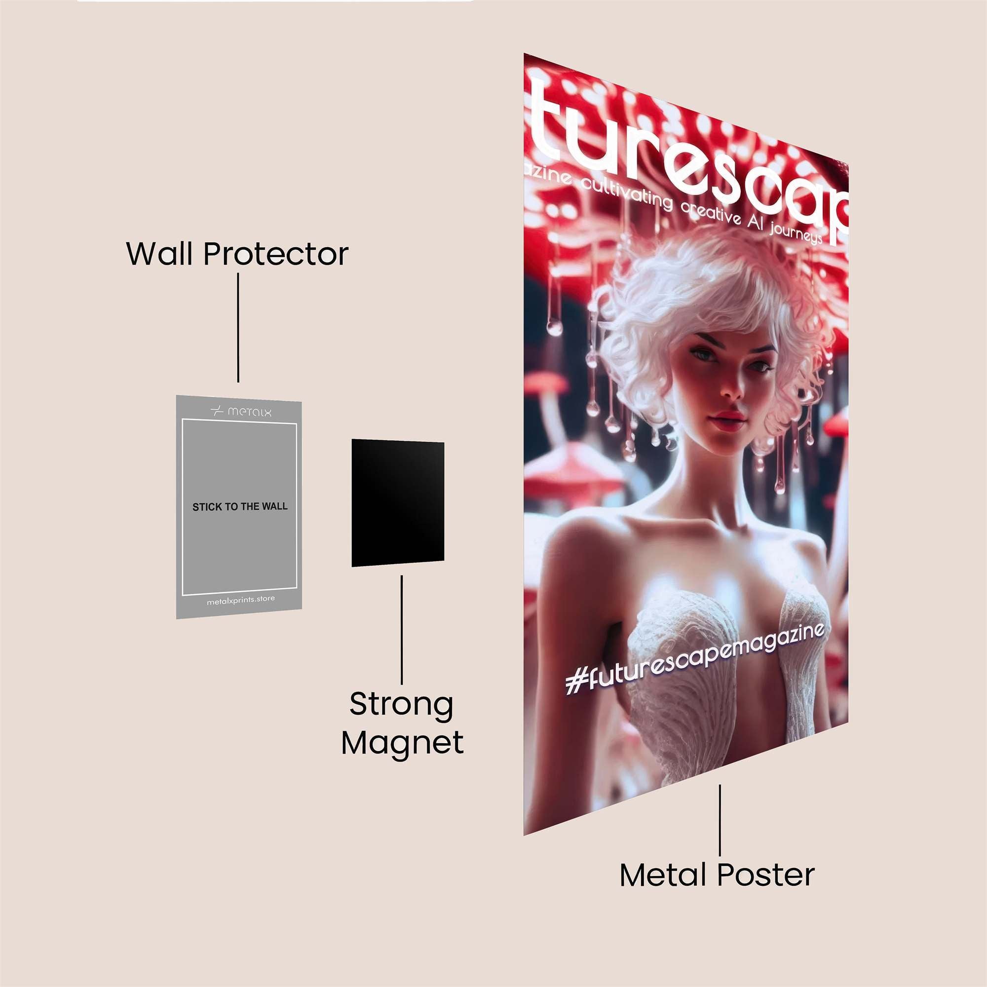 Butterfly Enchantment Safe Wall Magnetic / M