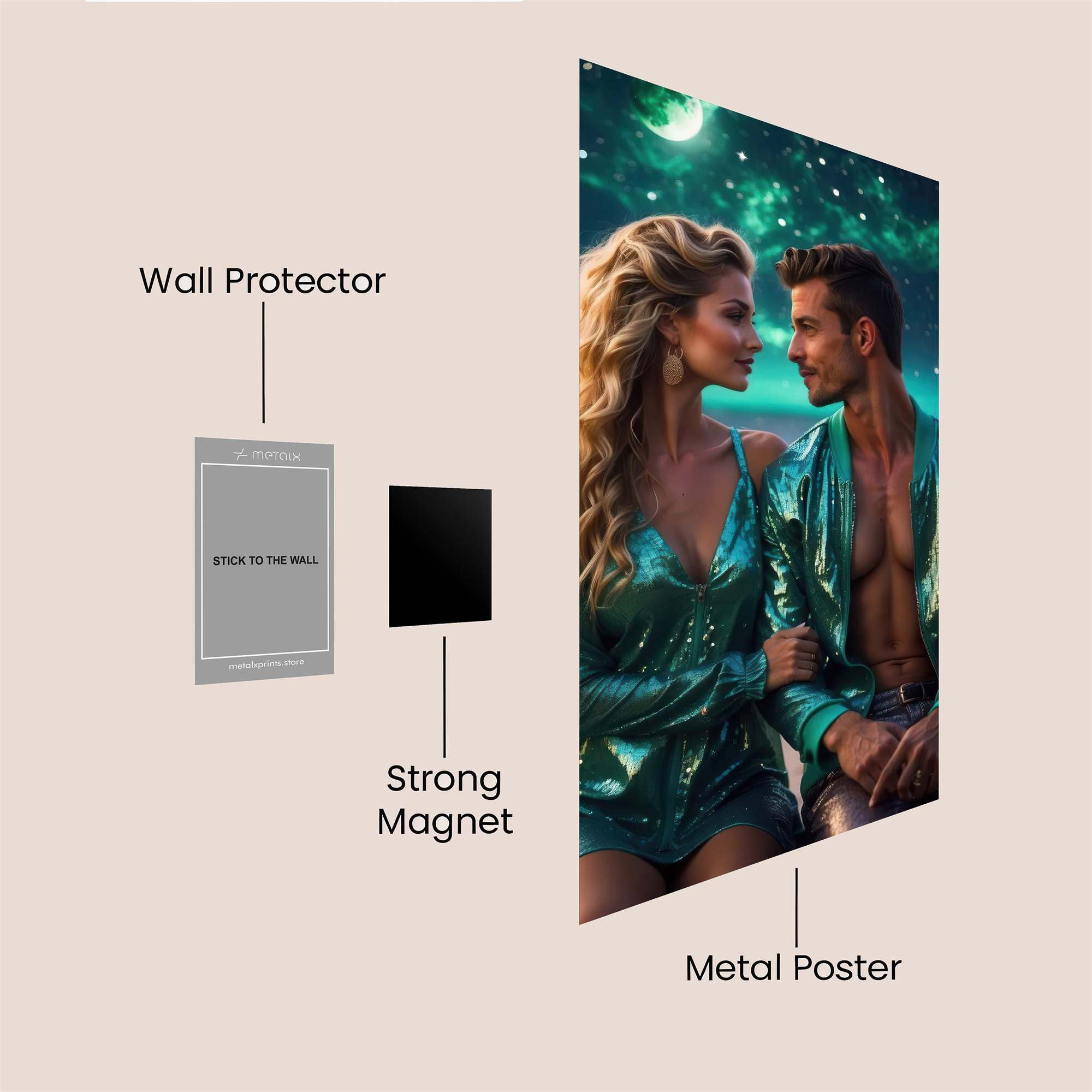 Love Enchanting Safe Wall Magnetic / M