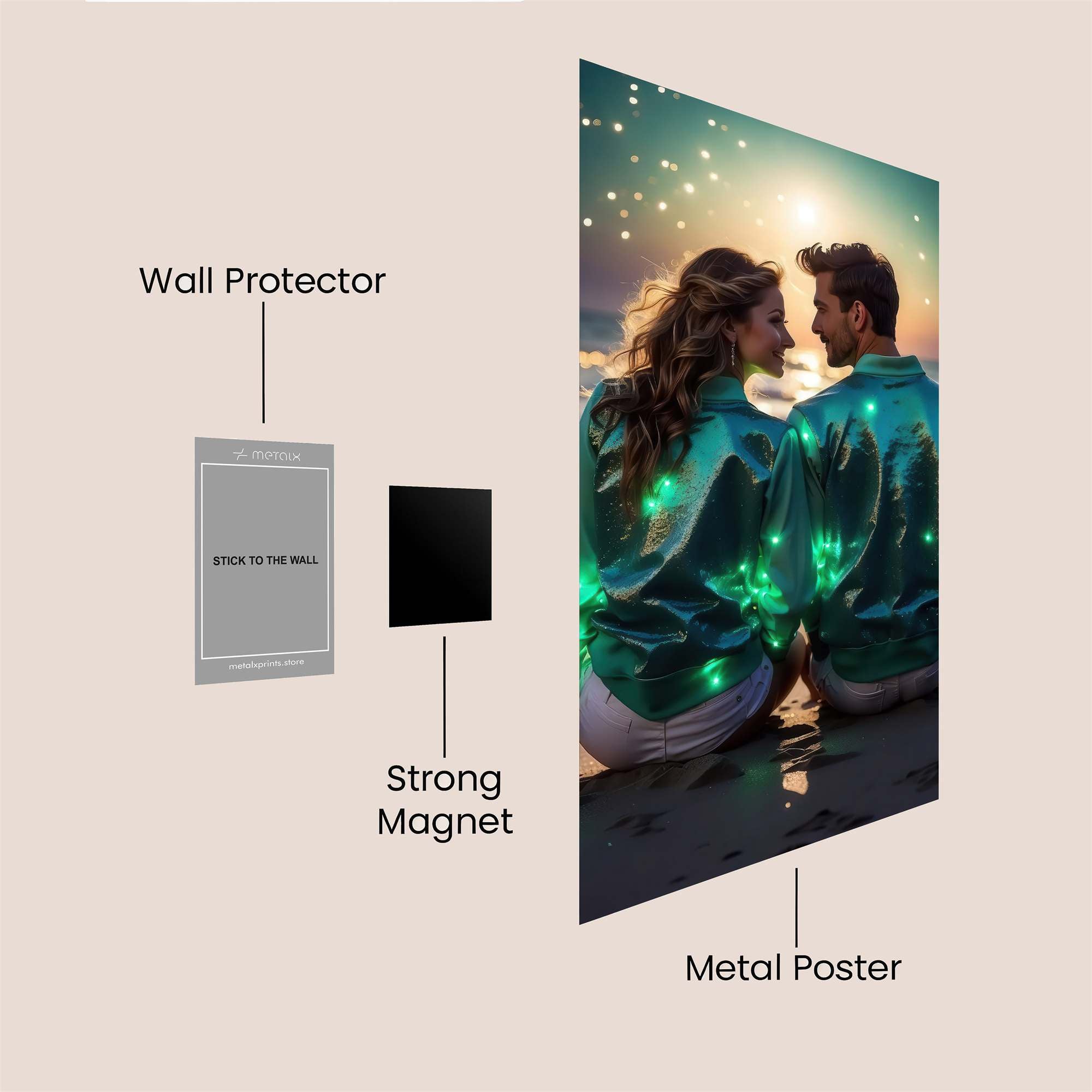 Starry Romance Safe Wall Magnetic / M