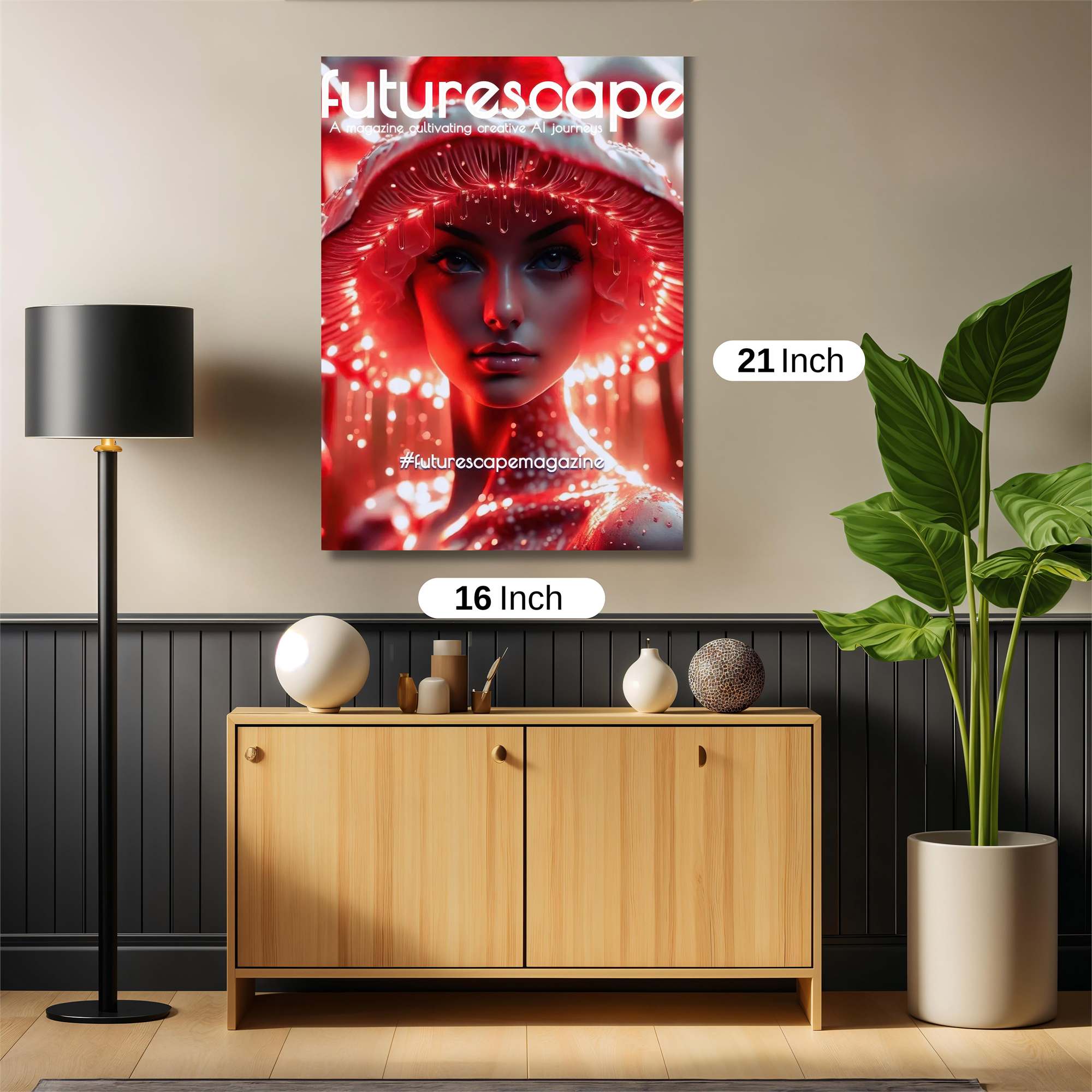 Moonlit Enchantress Safe Wall Magnetic / M