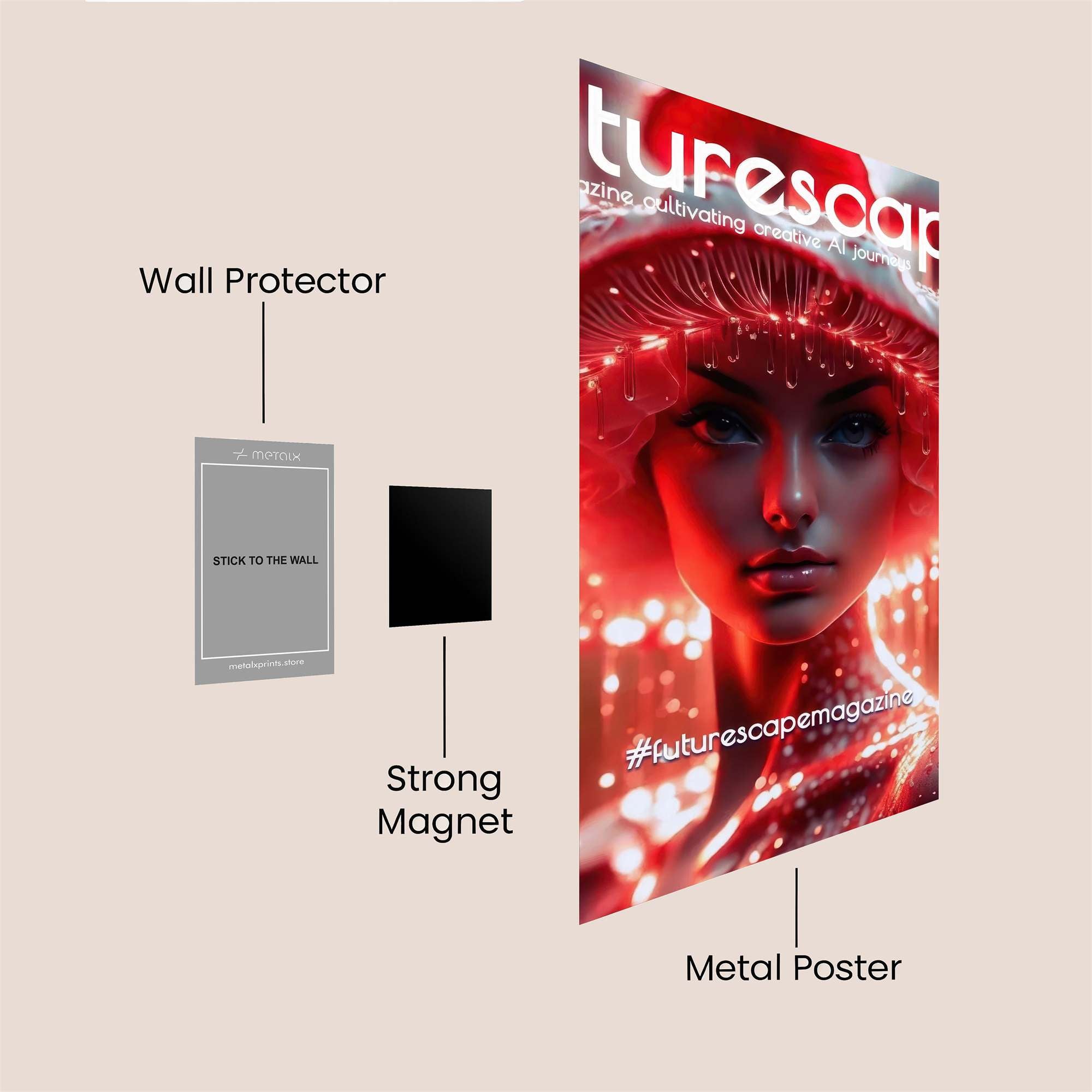 Moonlit Enchantress Safe Wall Magnetic / M