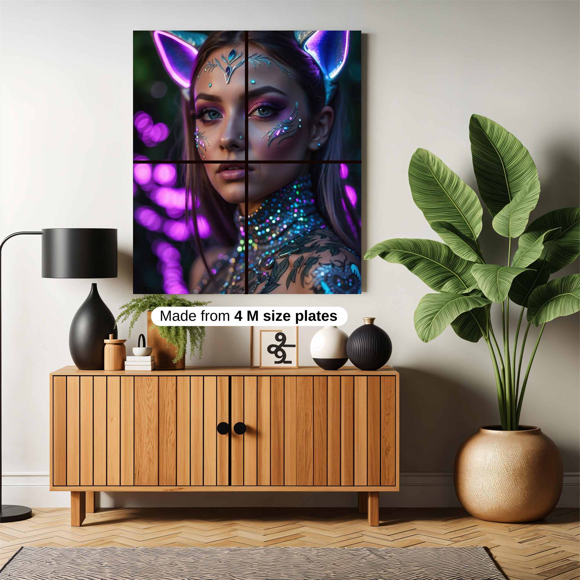 Neon Enchantress Safe Wall Magnetic / M