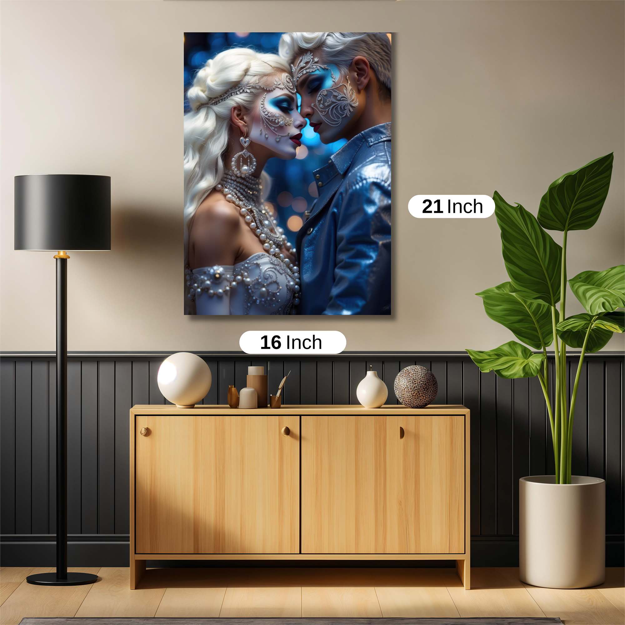 Frosty Romance Safe Wall Magnetic / M