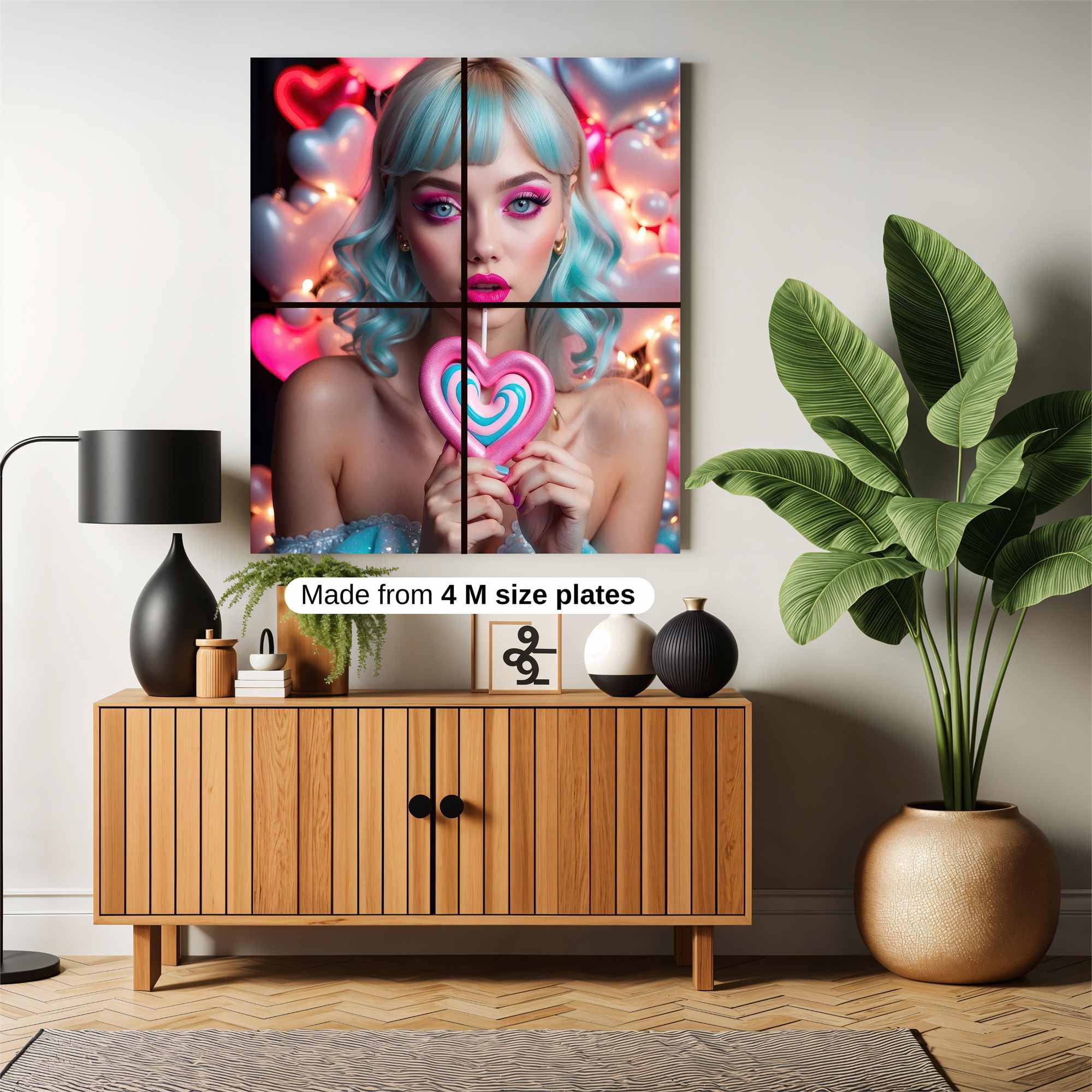 Lollipop Whimsy Safe Wall Magnetic / M