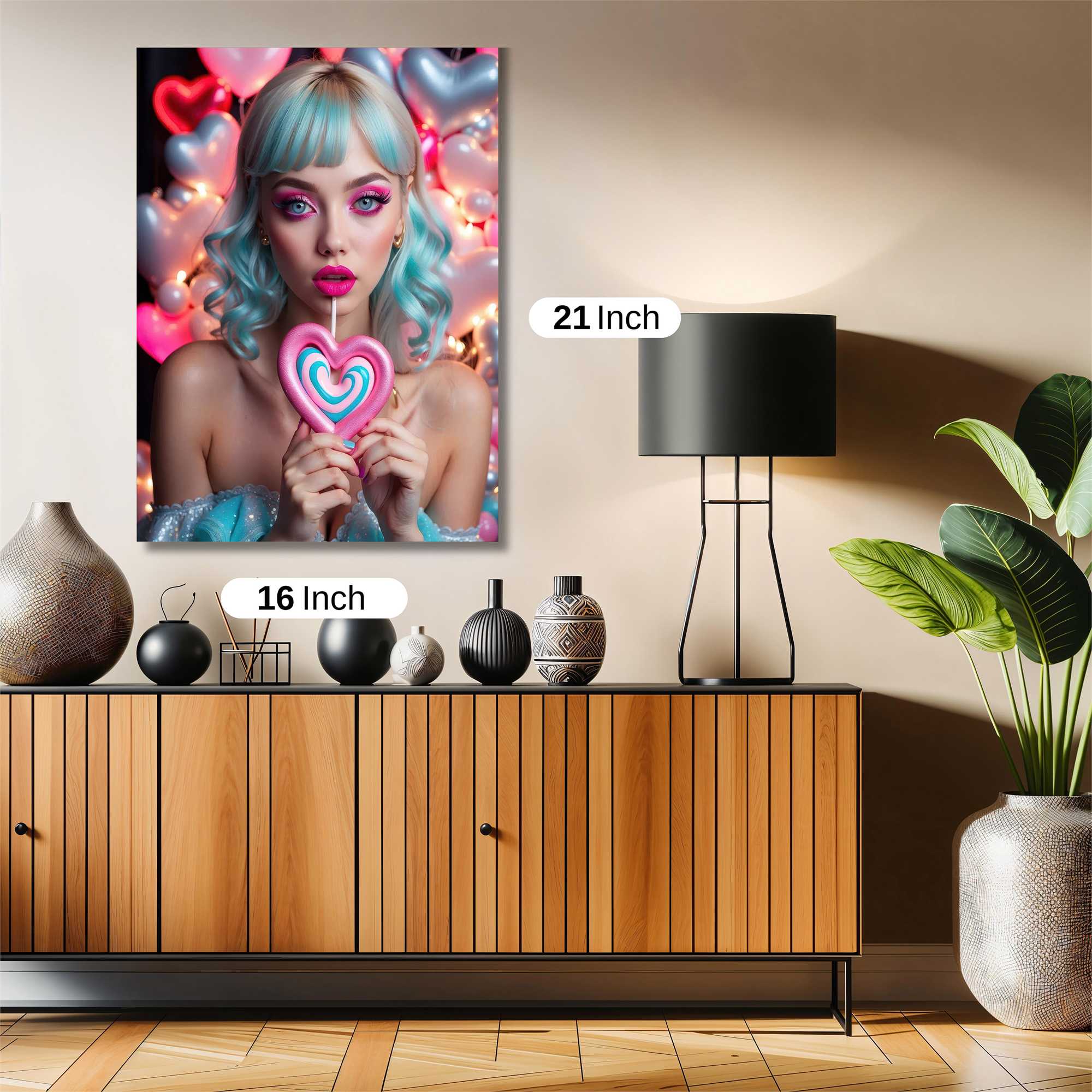 Lollipop Whimsy Safe Wall Magnetic / M