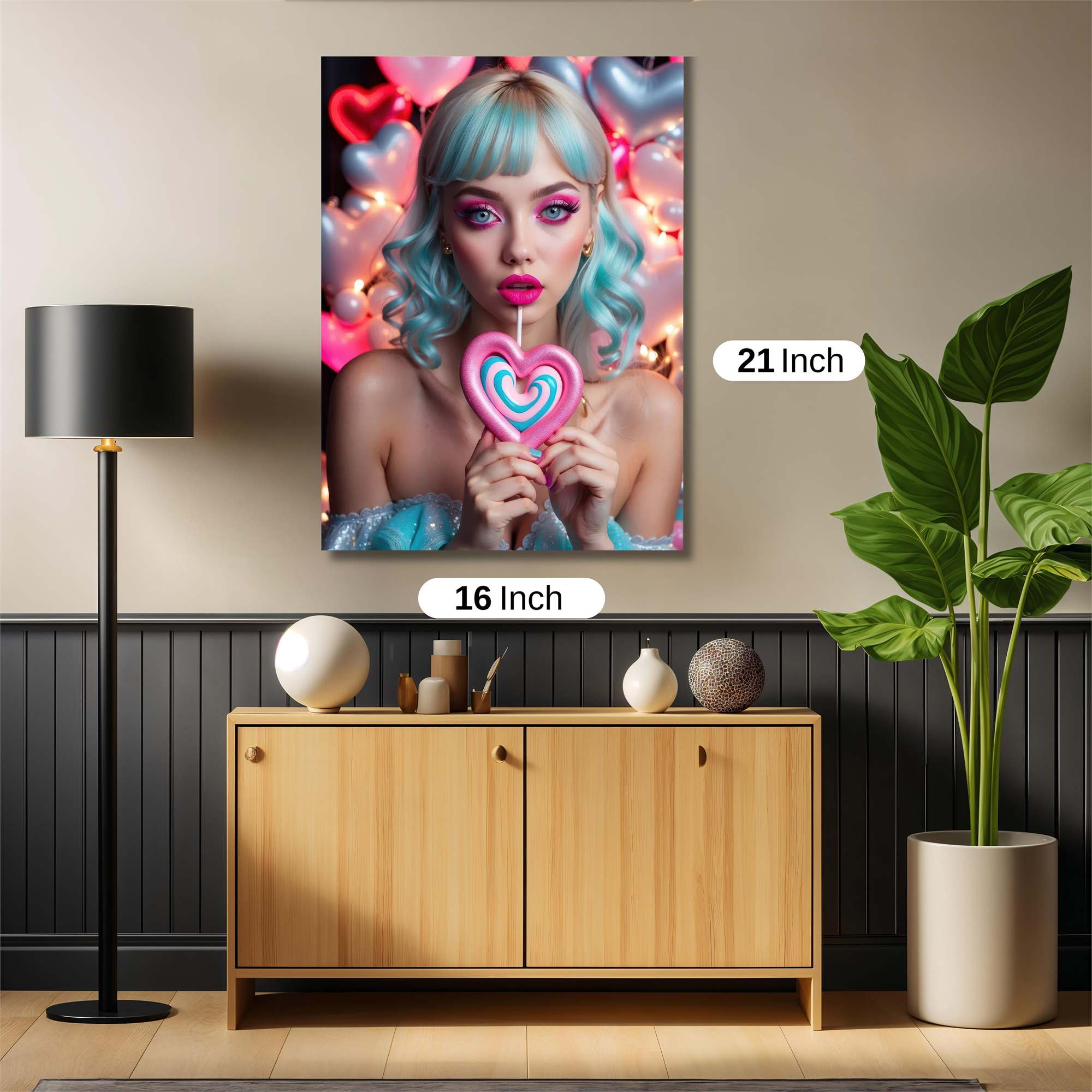 Lollipop Whimsy Safe Wall Magnetic / M