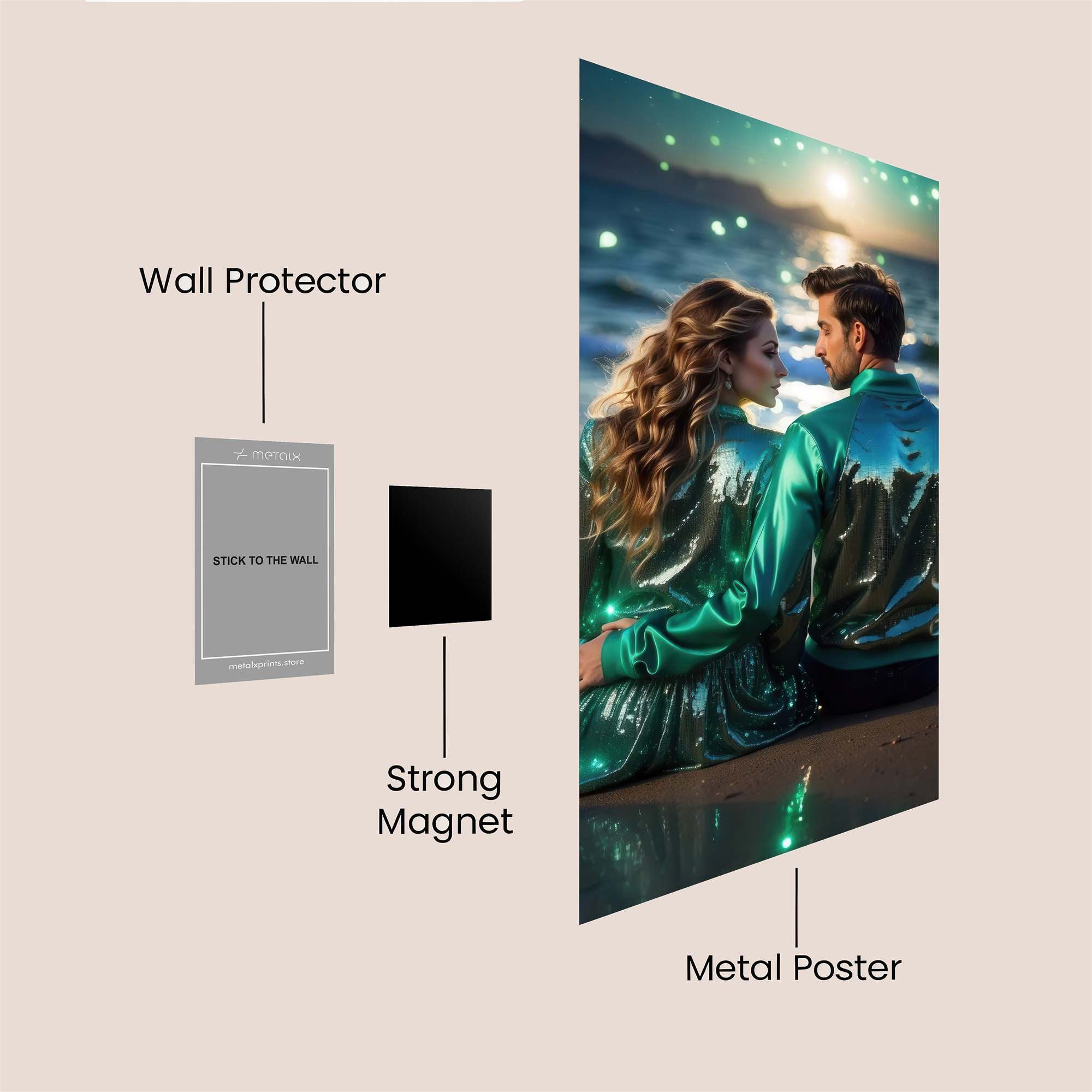 Starlit Romance Safe Wall Magnetic / M