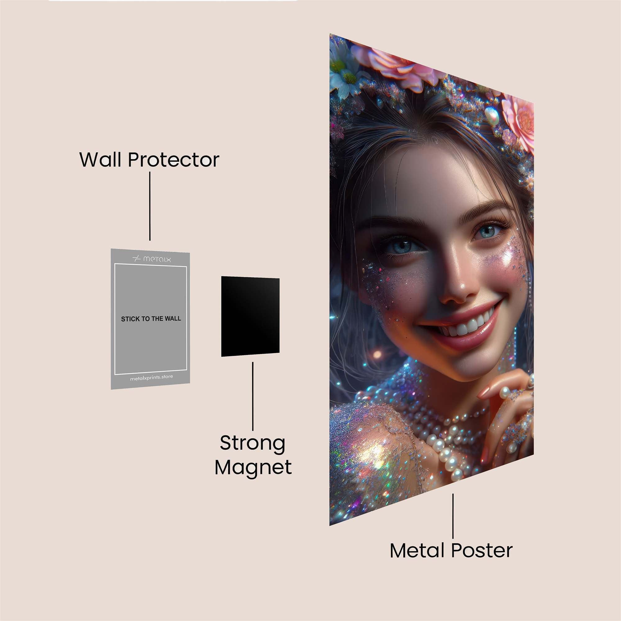 Fairy Enchantment Safe Wall Magnetic / M