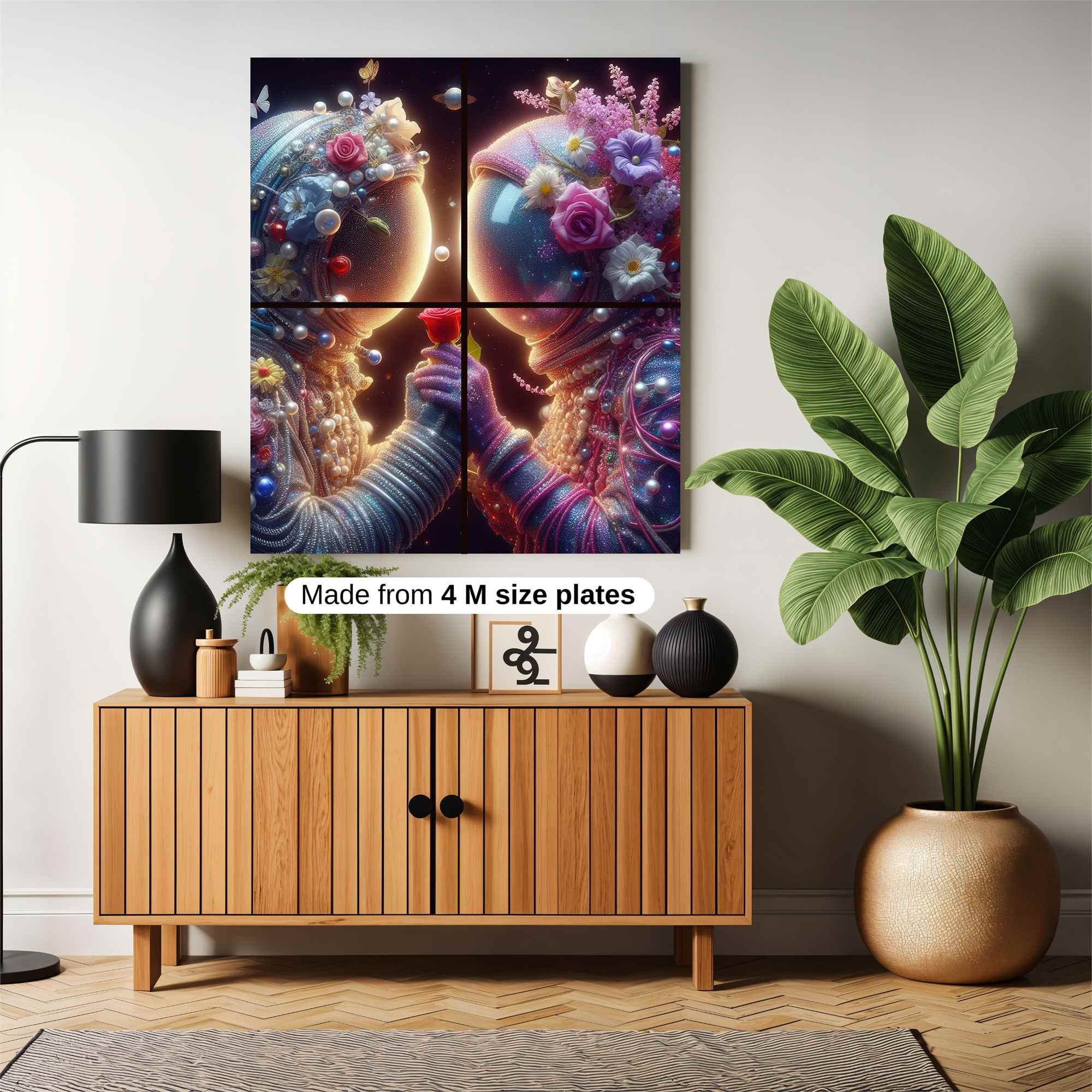 Astronaut Romance Safe Wall Magnetic / M