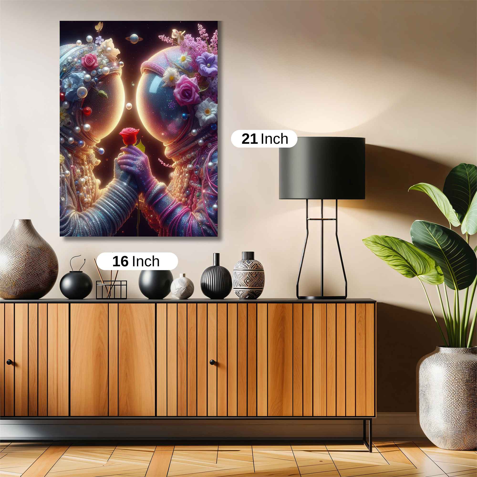 Astronaut Romance Safe Wall Magnetic / M