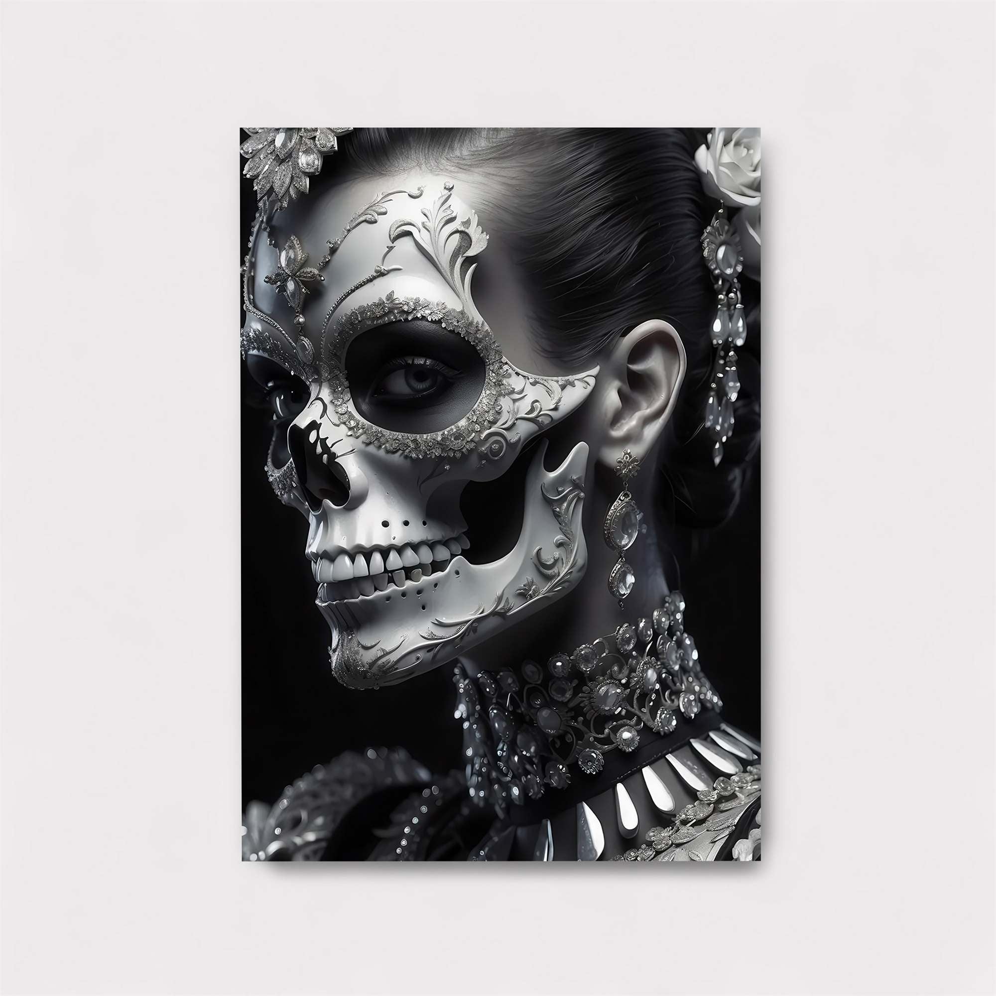 Skull Elegance Safe Wall Magnetic / M