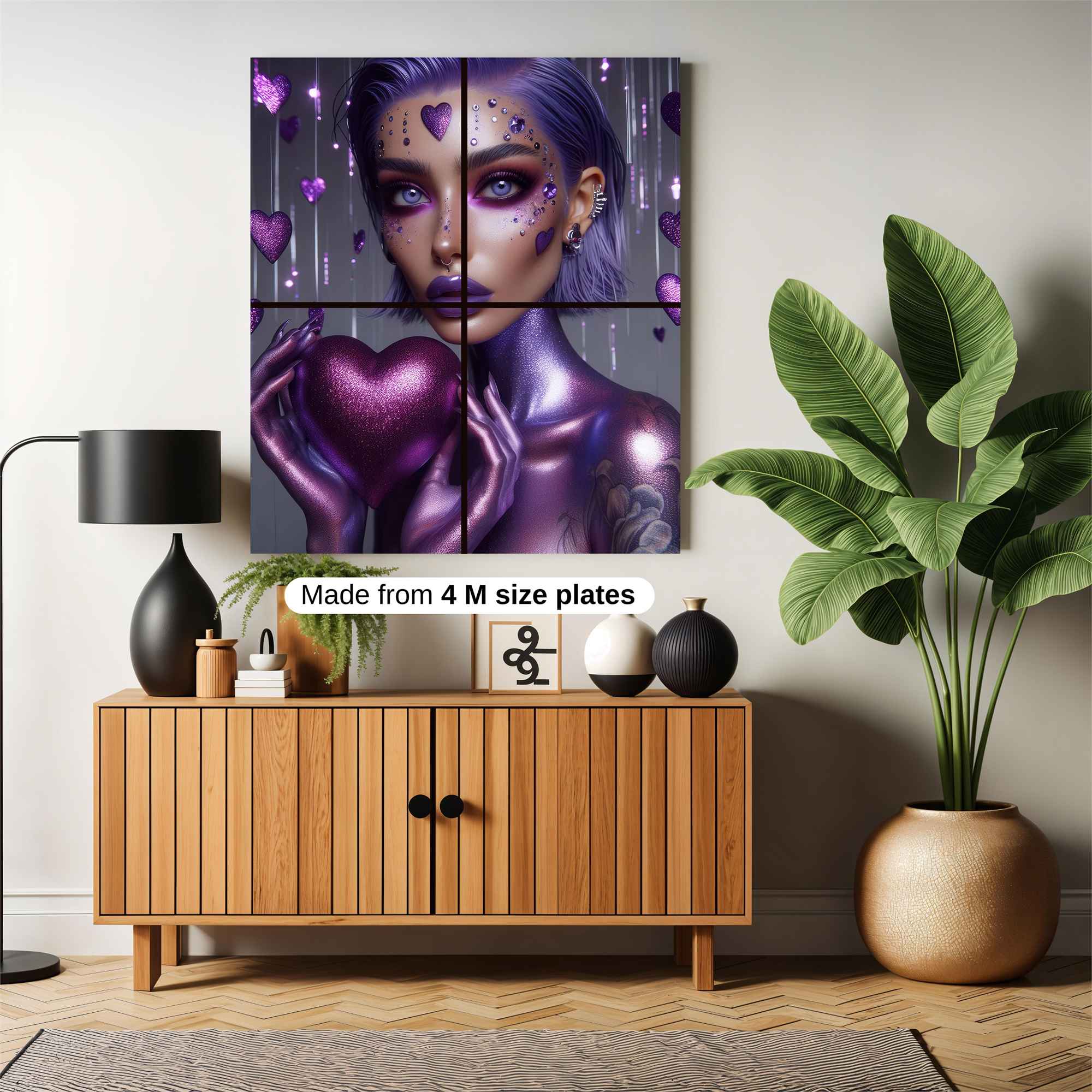 Violet Enchantment Safe Wall Magnetic / M