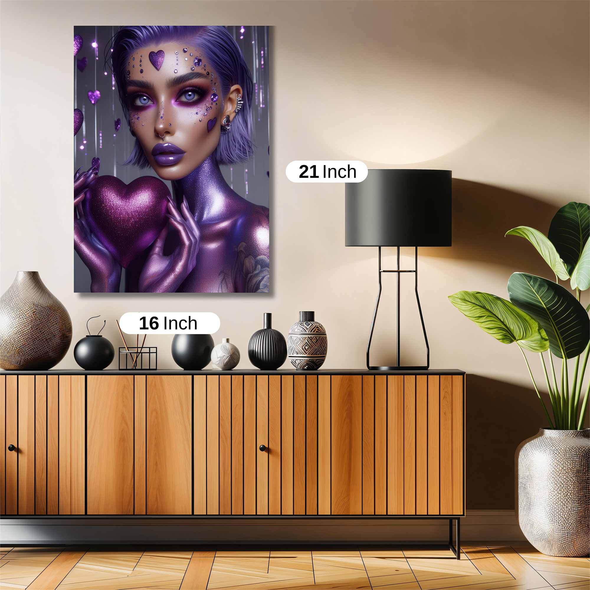 Violet Enchantment Safe Wall Magnetic / M