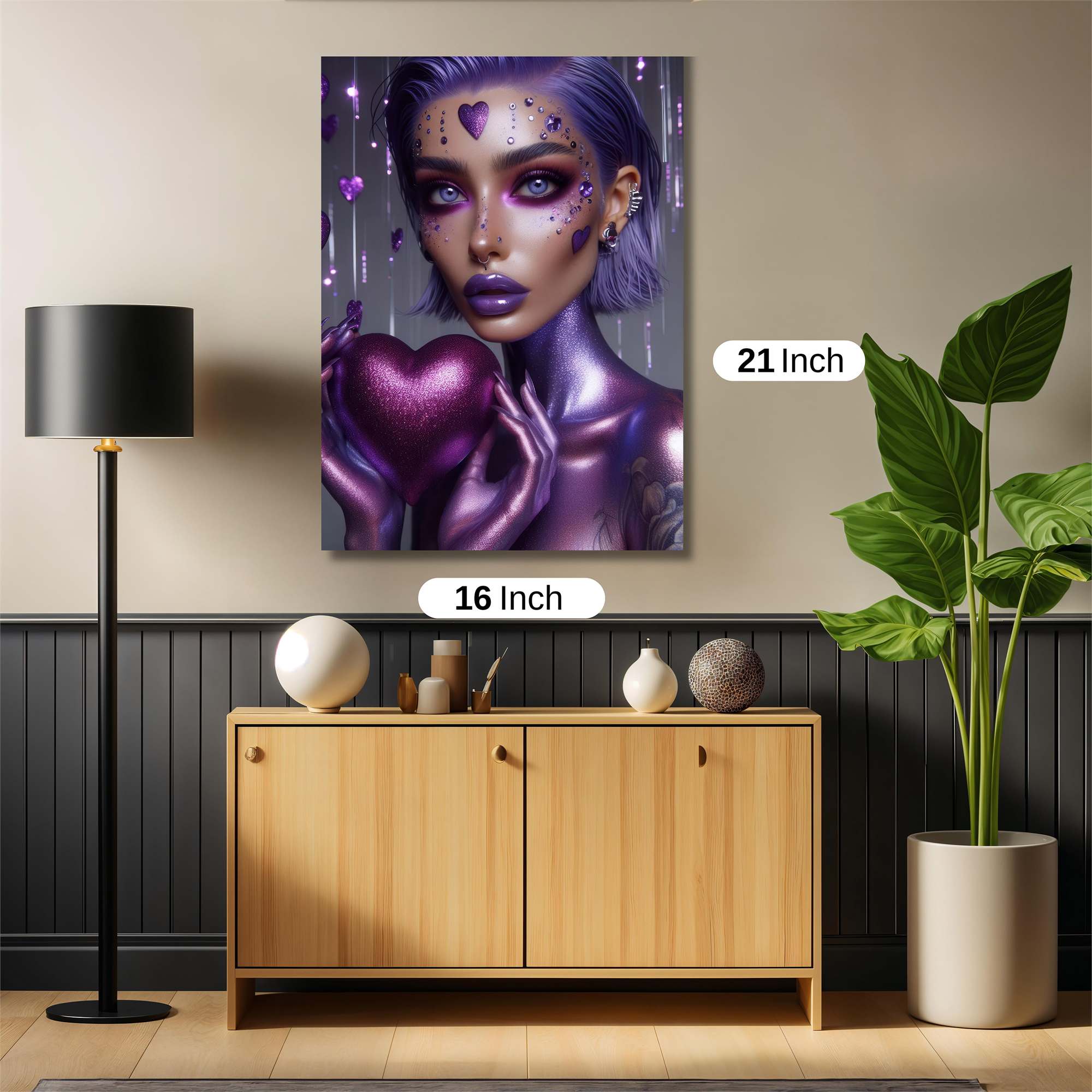 Violet Enchantment Safe Wall Magnetic / M