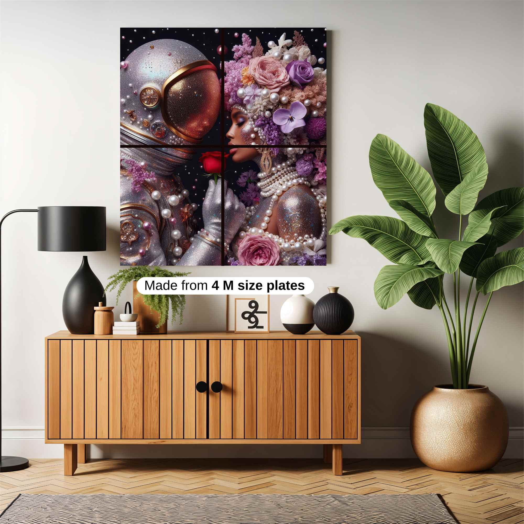 Astronaut Romance Safe Wall Magnetic / M