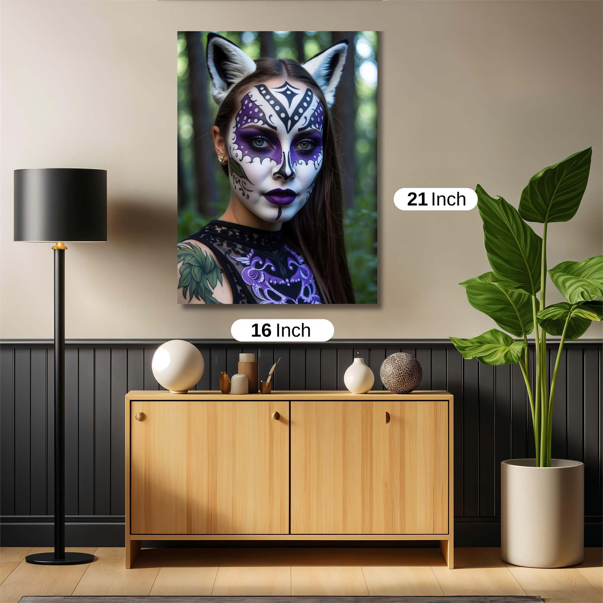 Feline Enigma Safe Wall Magnetic / M