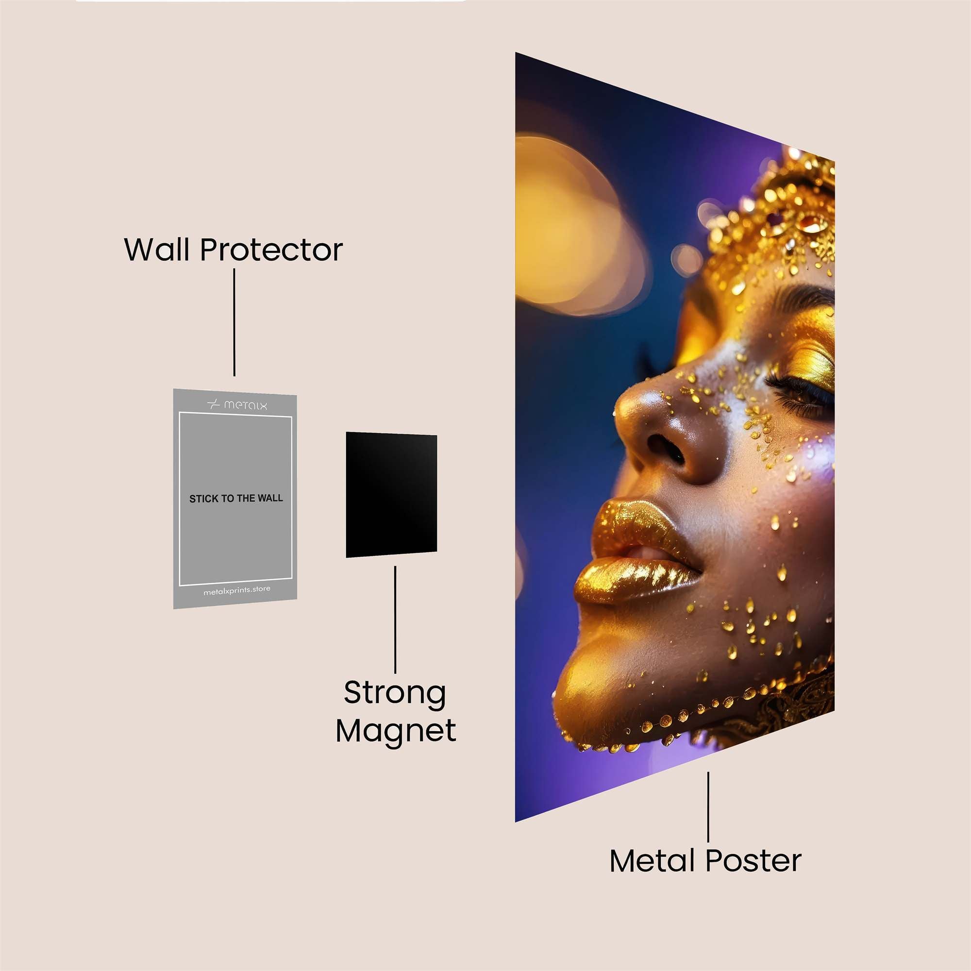 Golden Dream Safe Wall Magnetic / M