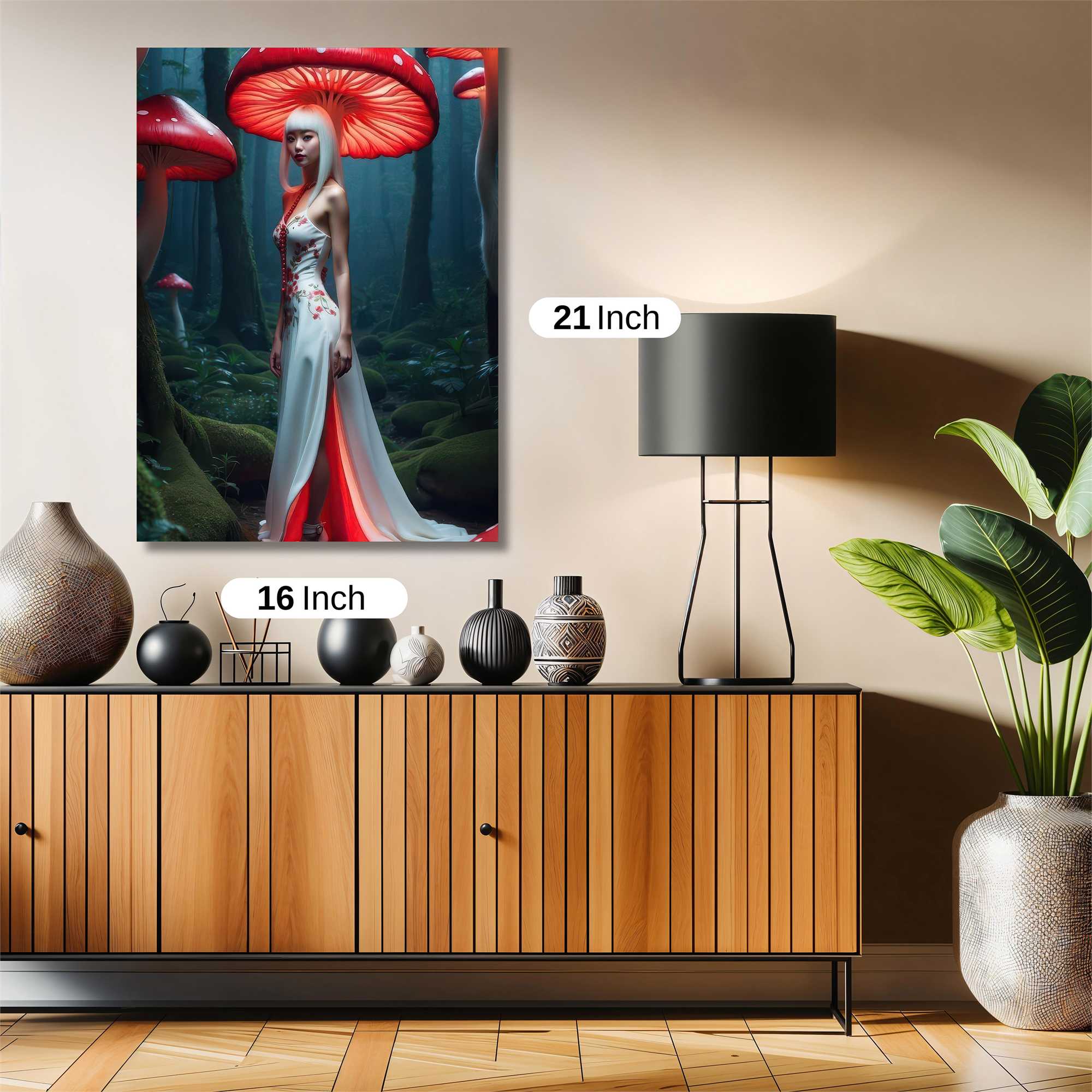 Mushroom Enchantment Safe Wall Magnetic / M