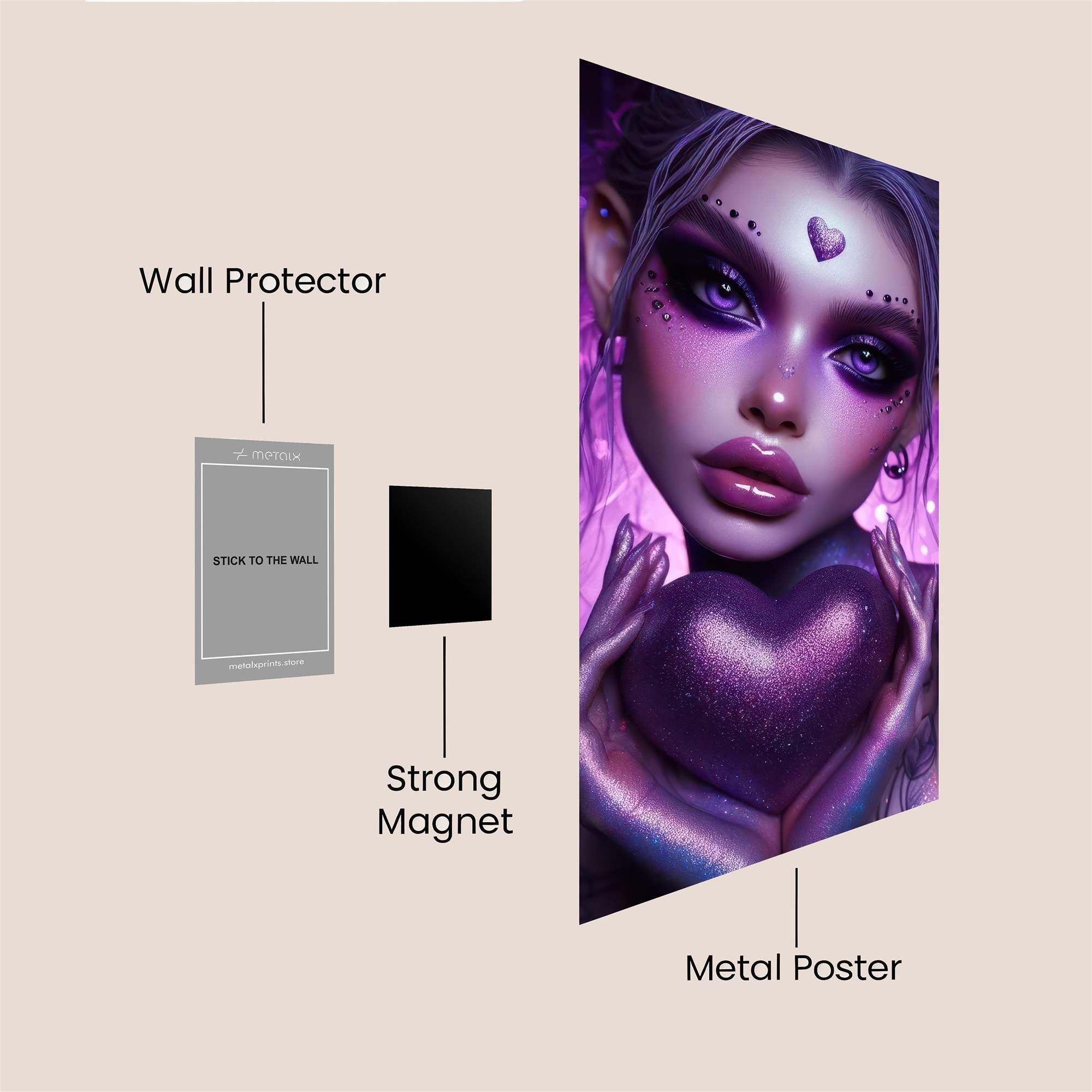 Mystic Love Safe Wall Magnetic / M
