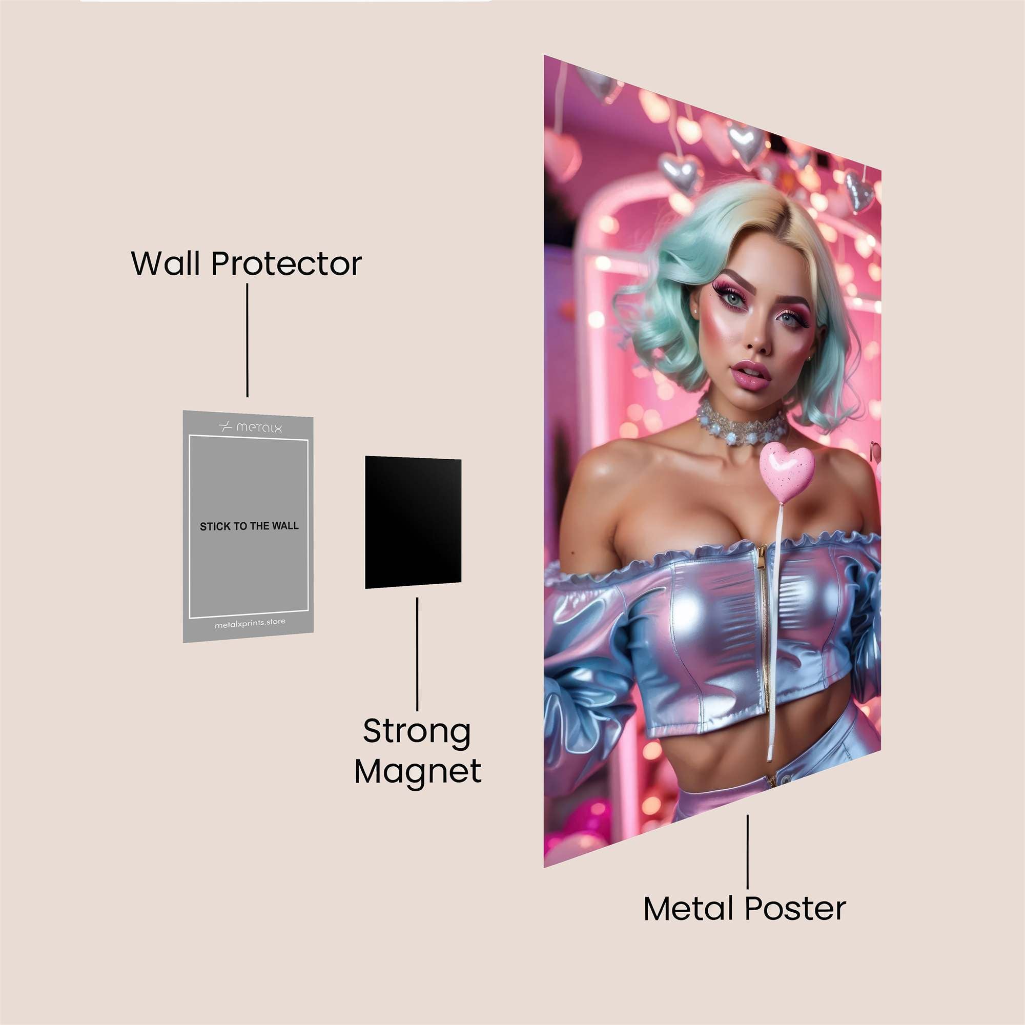 Heartbreaker Dream Safe Wall Magnetic / M