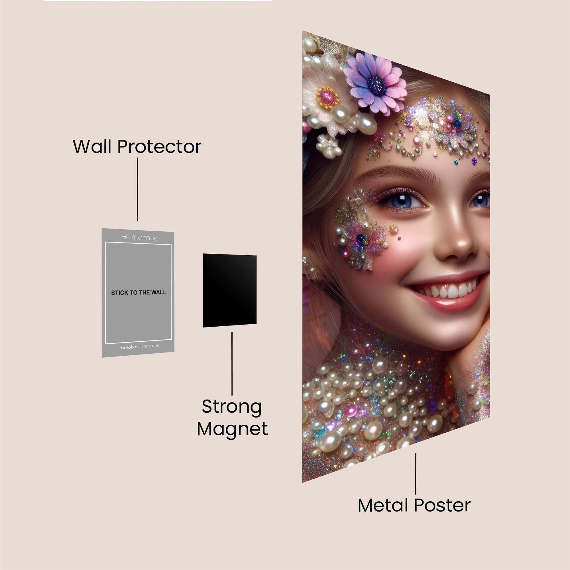 Fairy Whimsy Safe Wall Magnetic / M